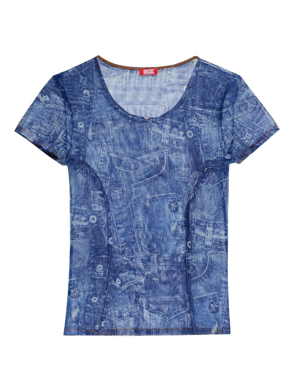 Diesel PRINTED T-SHIRT Size S / US 4 / IT 40 - 1 Thumbnail