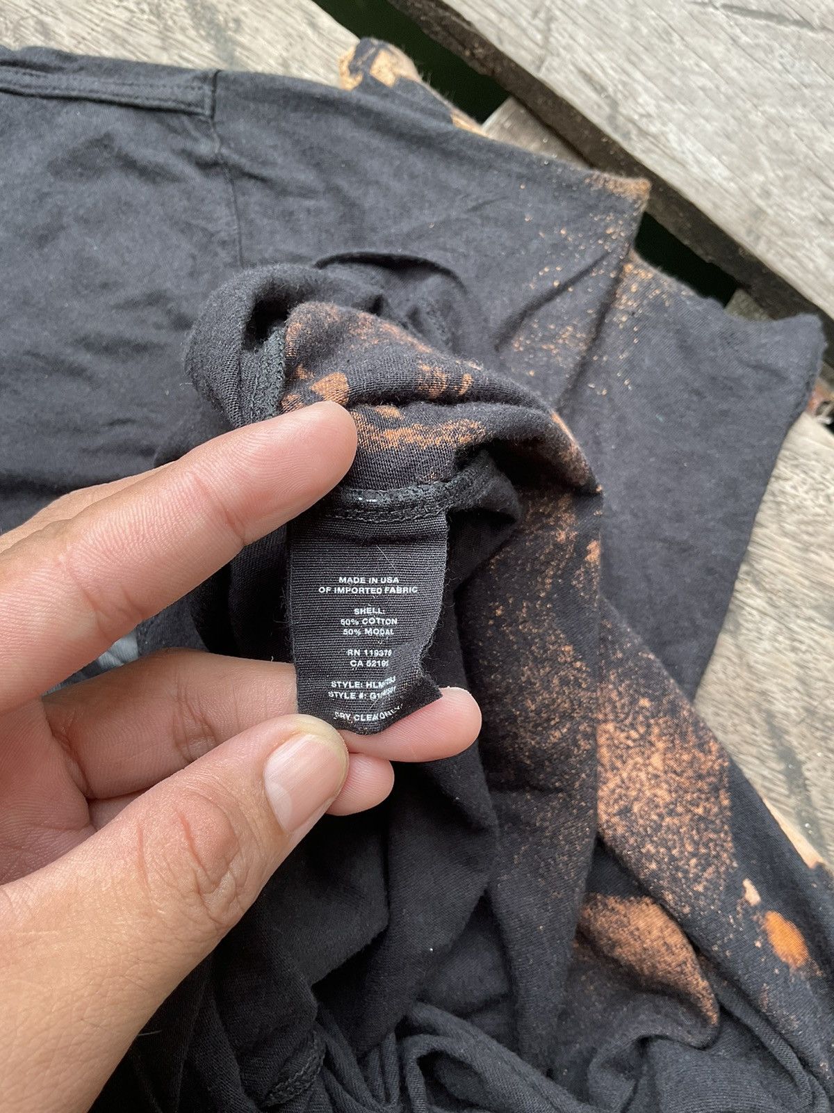 Helmut Lang Rare assymetry helmut lang acid wash skull Size US L / EU 52-54 / 3 - 8 Thumbnail