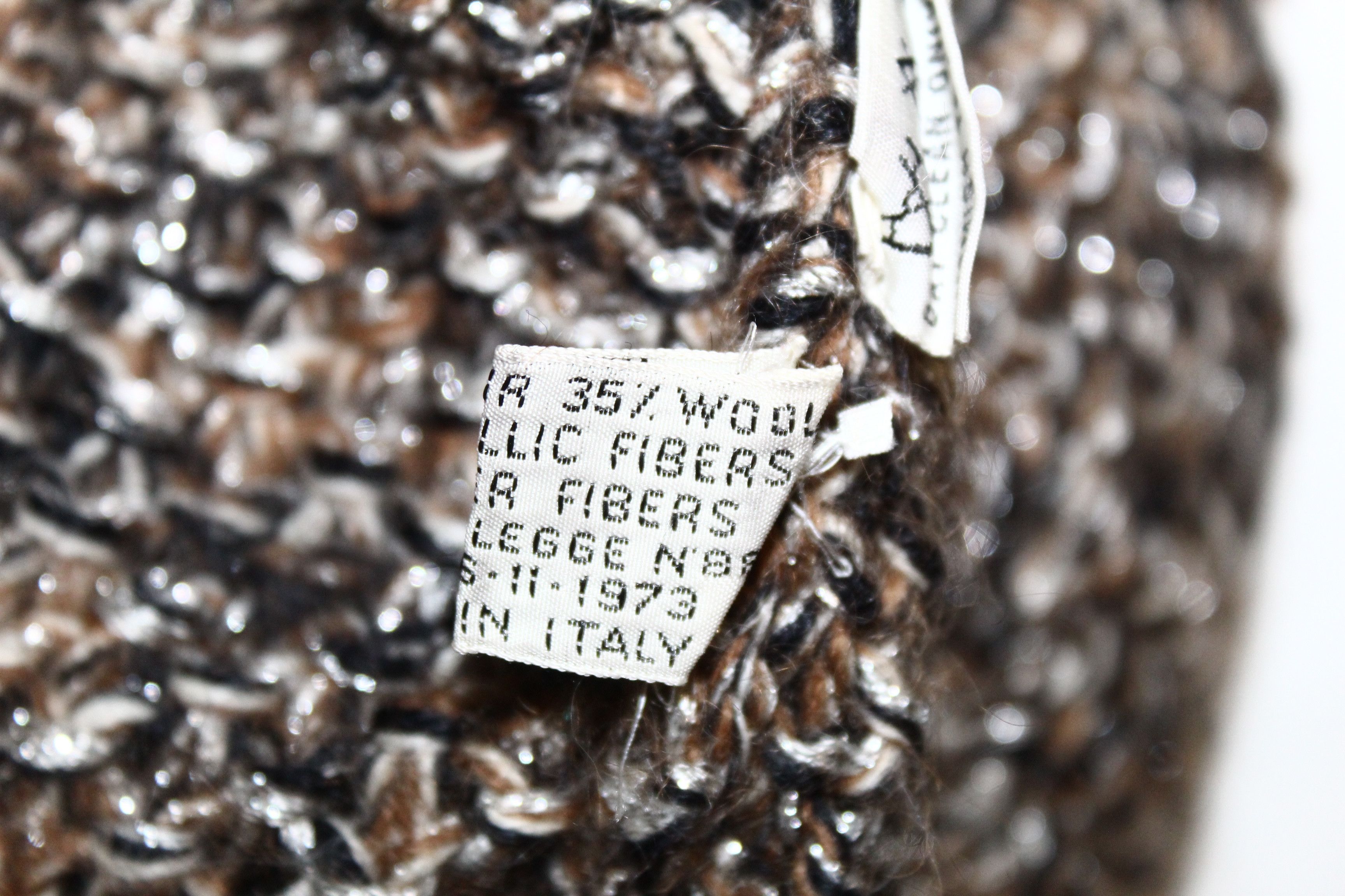 Other 1980's Umberto Ginocchietti Mohair & Metallic Sweater Size US S / EU 44-46 / 1 - 8 Thumbnail
