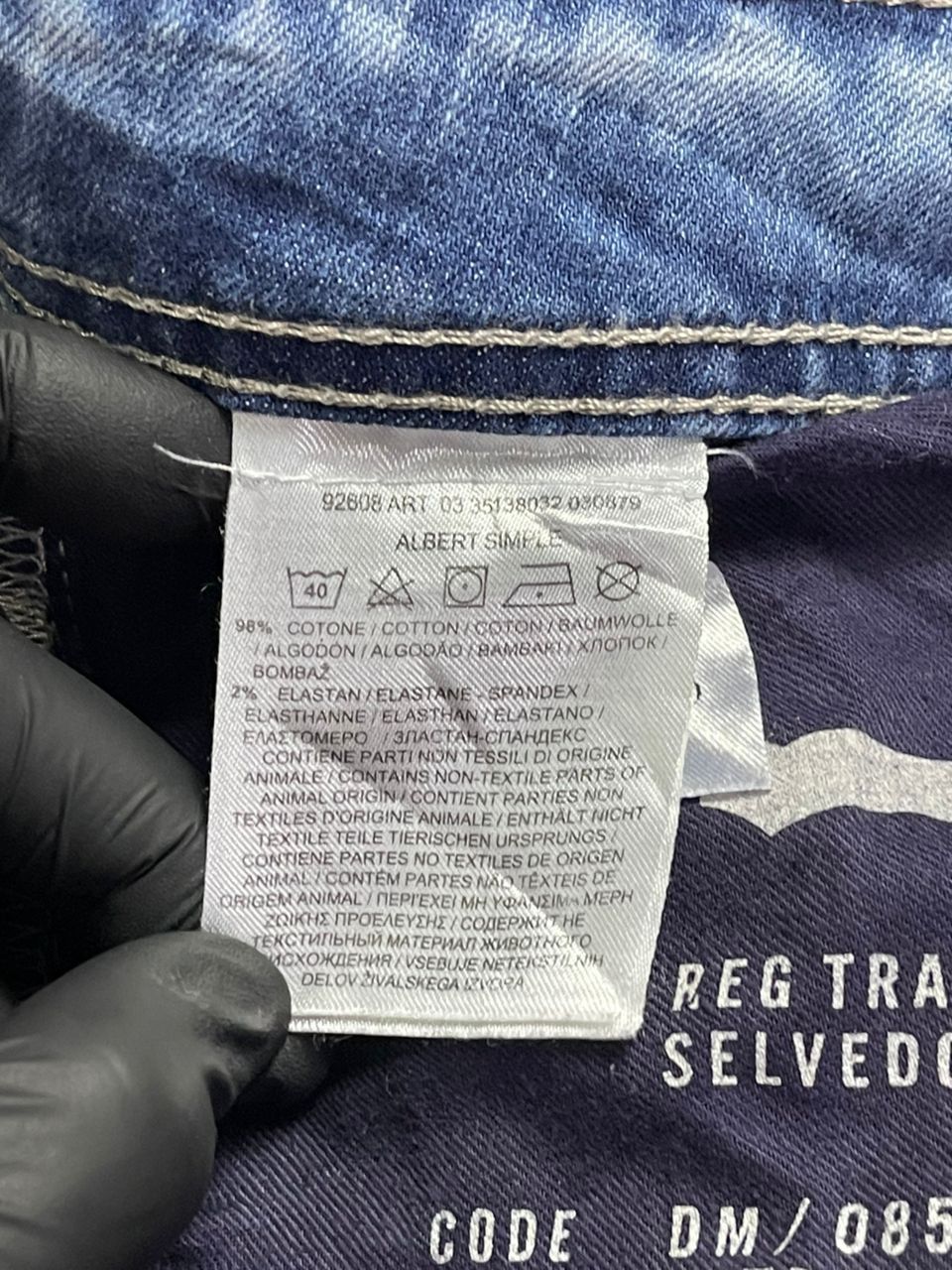 GAS GAS Blue Jeans Size US 34 / EU 50 - 6 Thumbnail