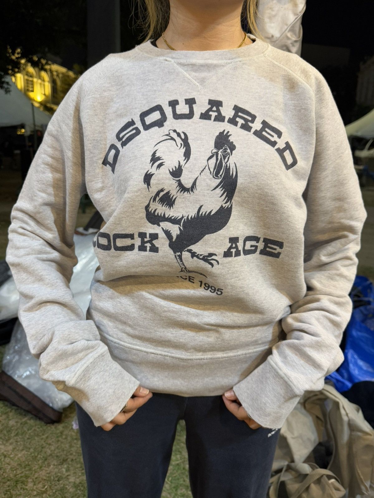 Dsquared2 Dsquared2 Cock Age Distressed Sweatshirt Size US S / EU 44-46 / 1 - 7 Thumbnail