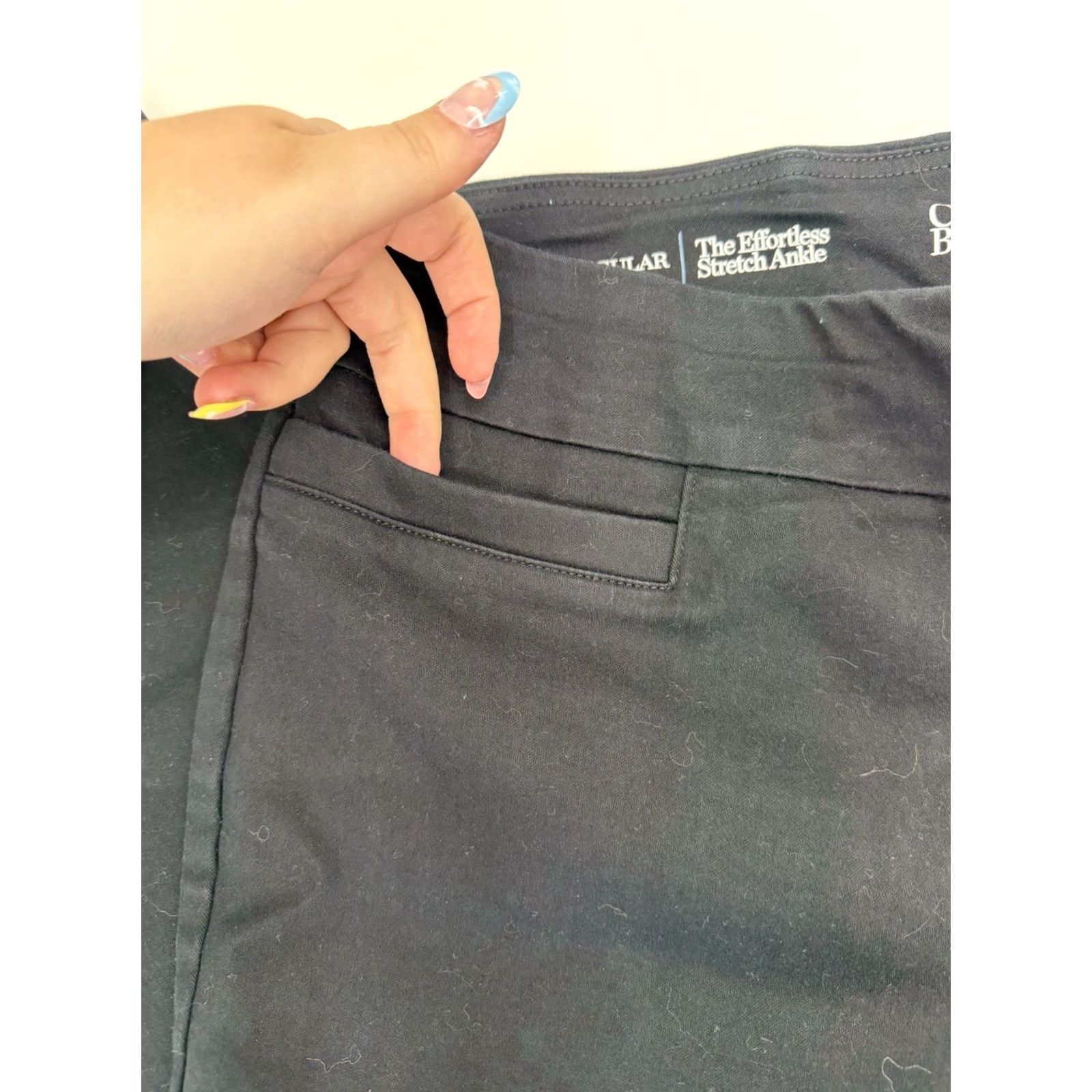 Croft & Barrow Croft & Barrow Womens Dress Pants Size 16 Reg Black Effortless Stretch Ankle Pants Size 38" / US 16 / IT 52 - 3 Thumbnail