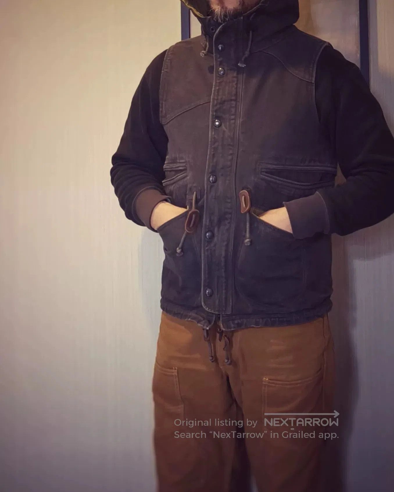 COLIMBO Colimbo Black Vintage Shooter Vest. Size US M / EU 48-50 / 2 - 6 Thumbnail