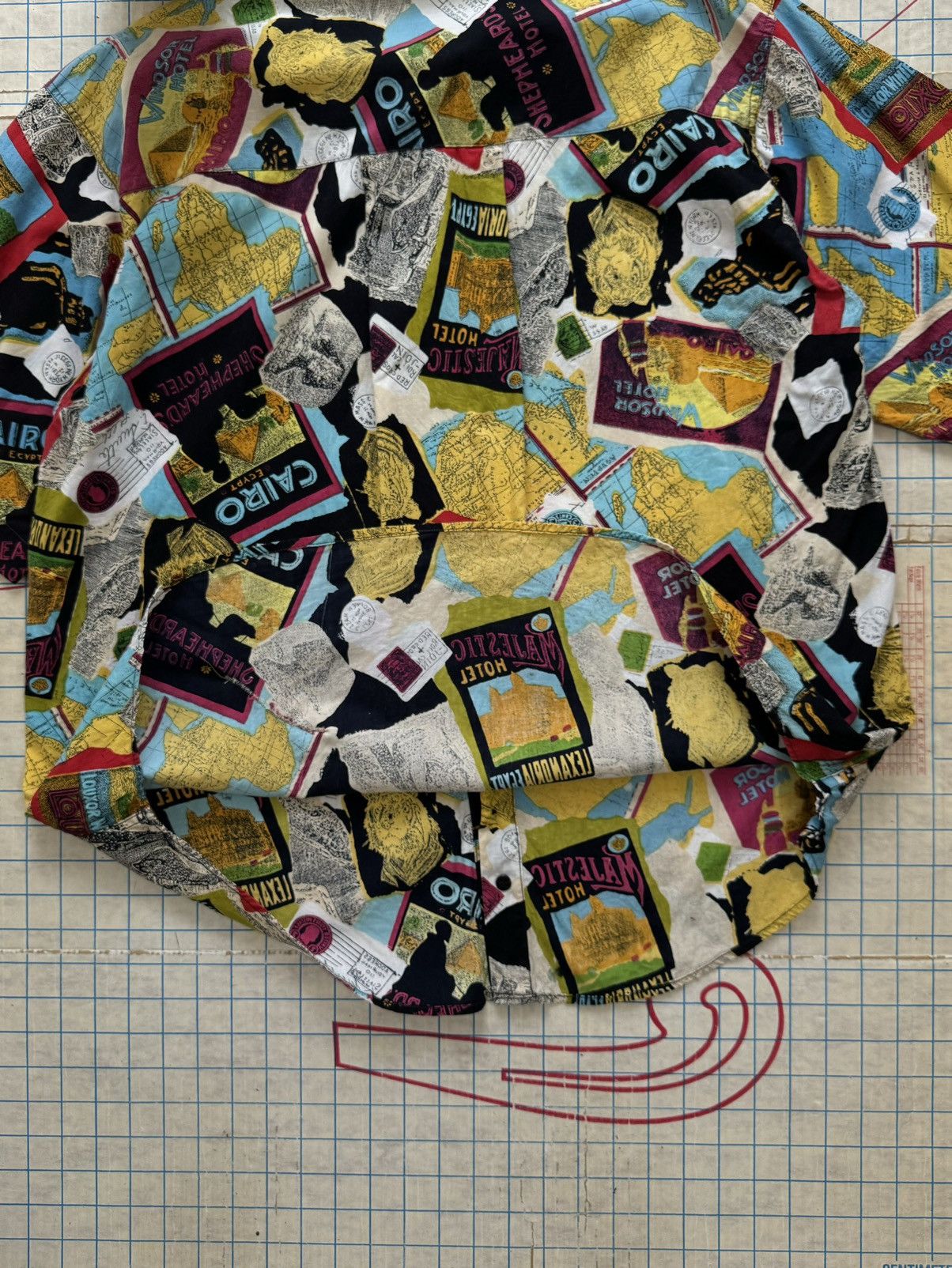 Other × Vintage Vintage Short Sleeve Button Up Cairo Egypt Luxor Tourist Size US XL / EU 56 / 4 - 11 Thumbnail