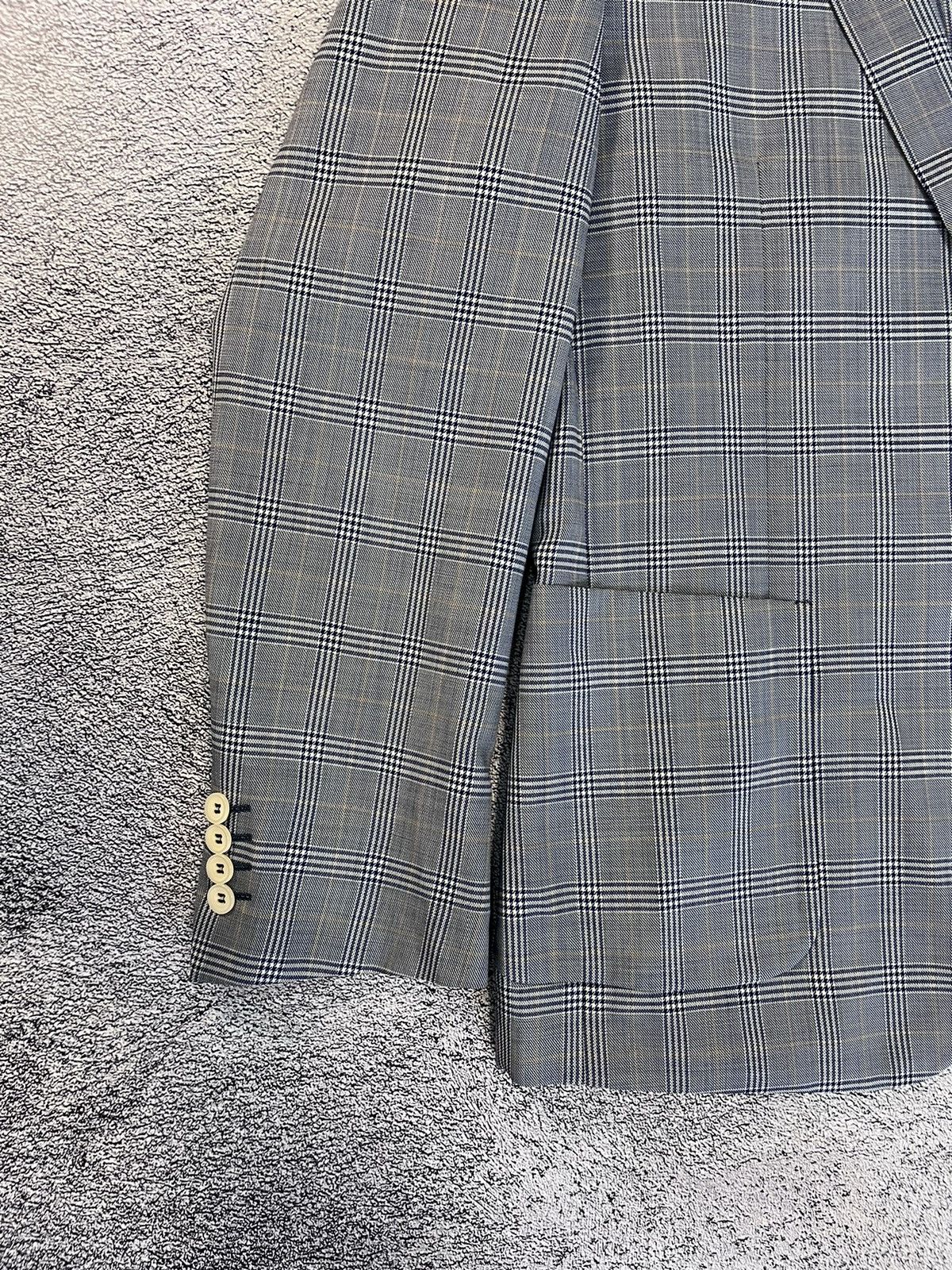 Balmain Balmain Paris Men’s Blazer Jacket Striped Wool Gray Slim Fit Size 52R - 4 Thumbnail