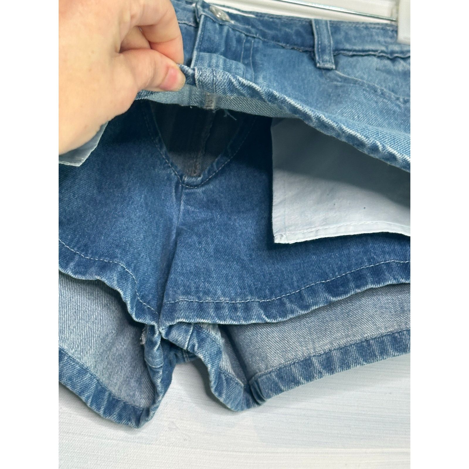 PRINCESS POLLY Princess Polly denim skort size 2 Size 26" / US 2 / IT 38 - 9 Thumbnail