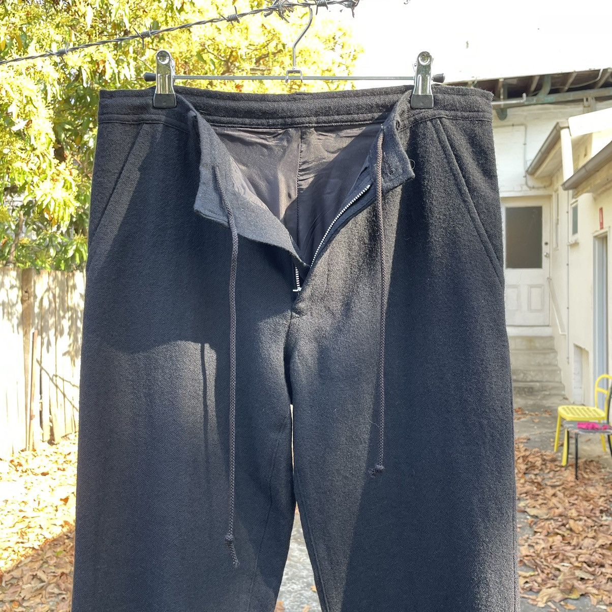 Y's × Yohji Yamamoto Y’s Yohji Yamamoto black wool trousers Size US 28 / EU 44 - 5 Thumbnail