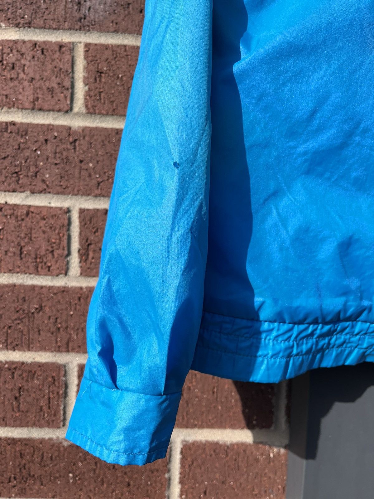 Vintage Bright Blue Vintage Bomber jacket / Parker / Windbreaker Size M / US 6-8 / IT 42-44 - 3 Thumbnail