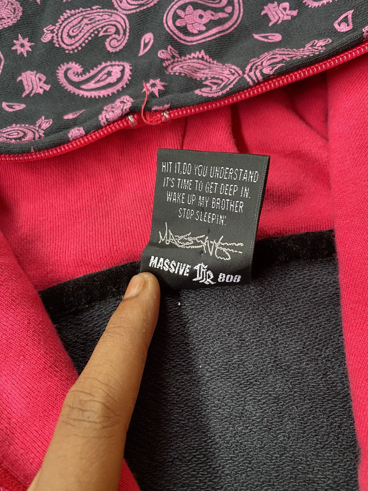 Japanese Brand × Massive Full Zip Freaky Massive Paisley Size US L / EU 52-54 / 3 - 7 Thumbnail