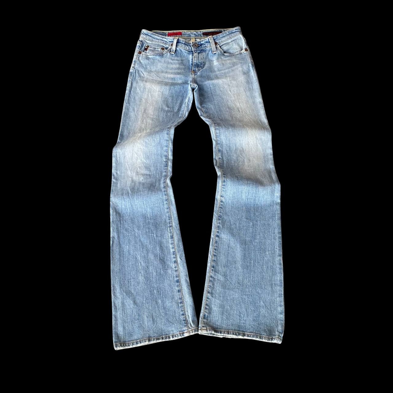AG Adriano Goldschmied FLARE W25X33.5" ADRIANO GOLDSCHMIED LIGHTWASH FADED BLUE Size 25" / US 0 / IT 36 - 3 Thumbnail