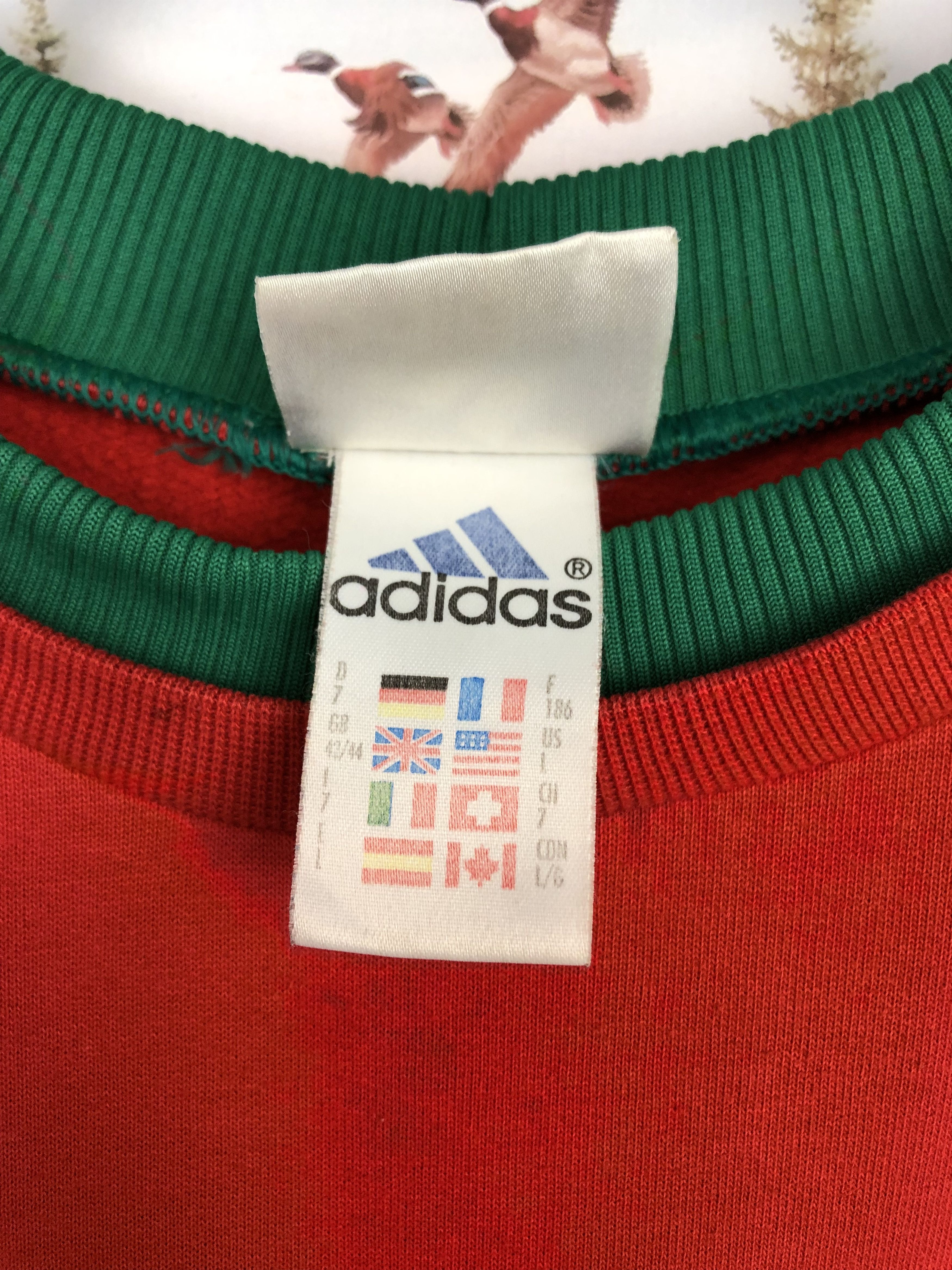 Adidas Vintage Adidas Hungary Sweatshirt Player Issue Soccer Size US L / EU 52-54 / 3 - 9 Thumbnail