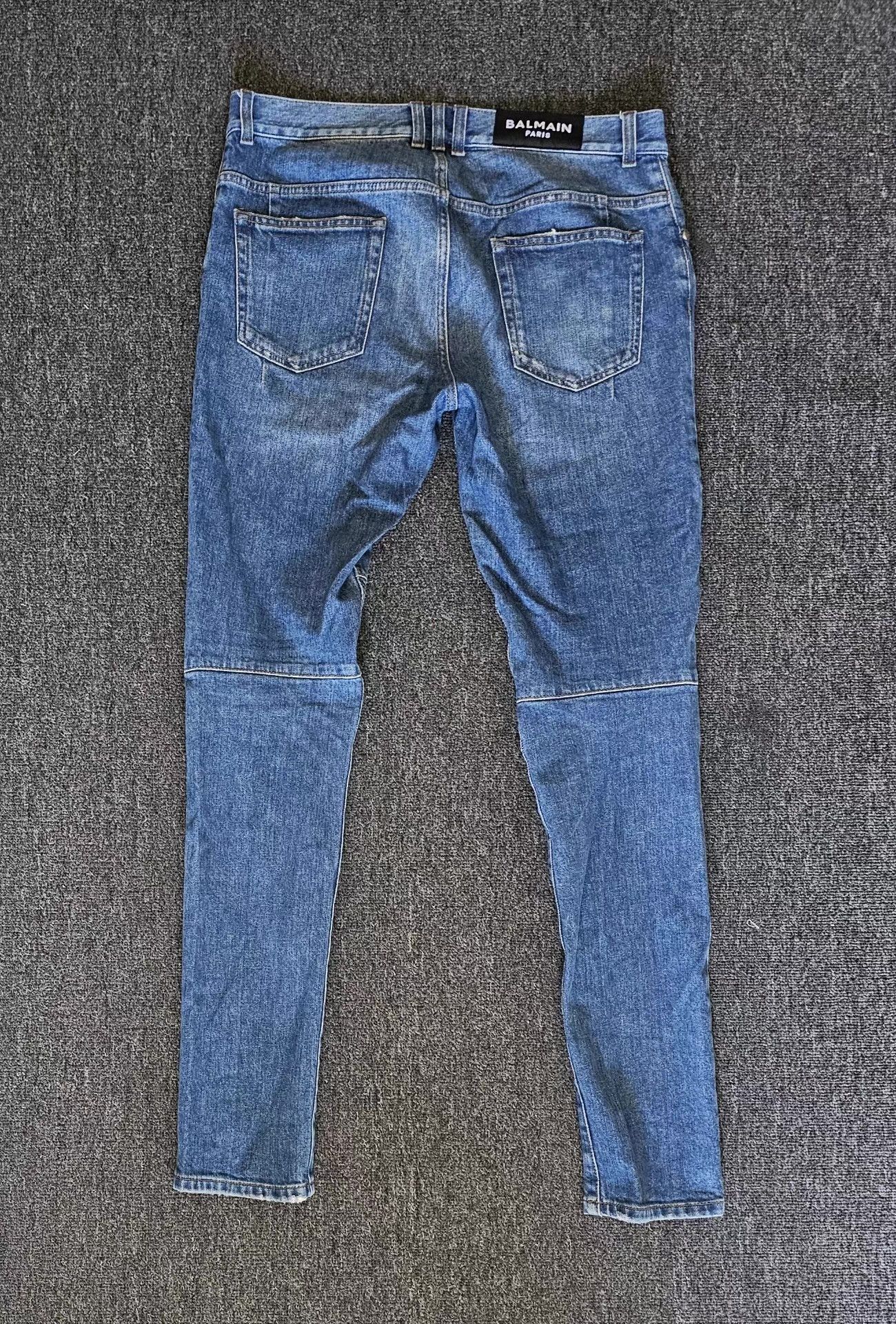 Balmain Balmain men's biker jeans, Size US 36 / EU 52 - 5 Thumbnail