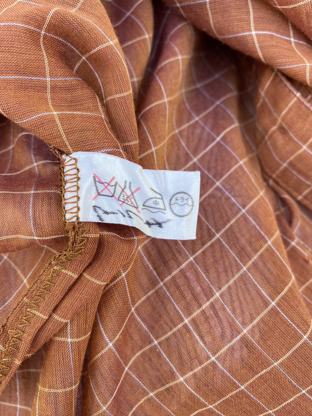 Chloe Chloe Plaid Shirt with Round Neck and Ruffles Size M / US 6-8 / IT 42-44 - 5 Thumbnail