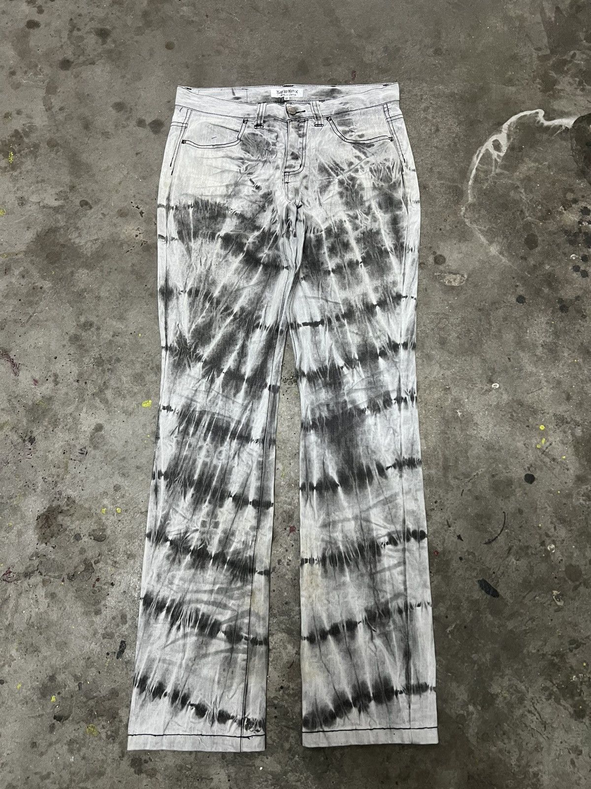 Designer × Japanese Brand × Vintage LOW BOX ACID WASH PANT Size US 30 / EU 46 - 2 Thumbnail