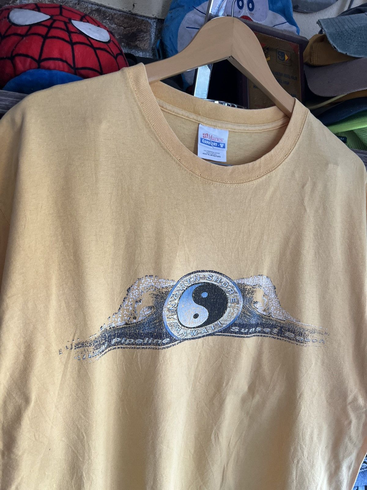 Hanes 🔥Vintage Hanes North Shore Hawaii Tee Size US XL / EU 56 / 4 - 6 Thumbnail