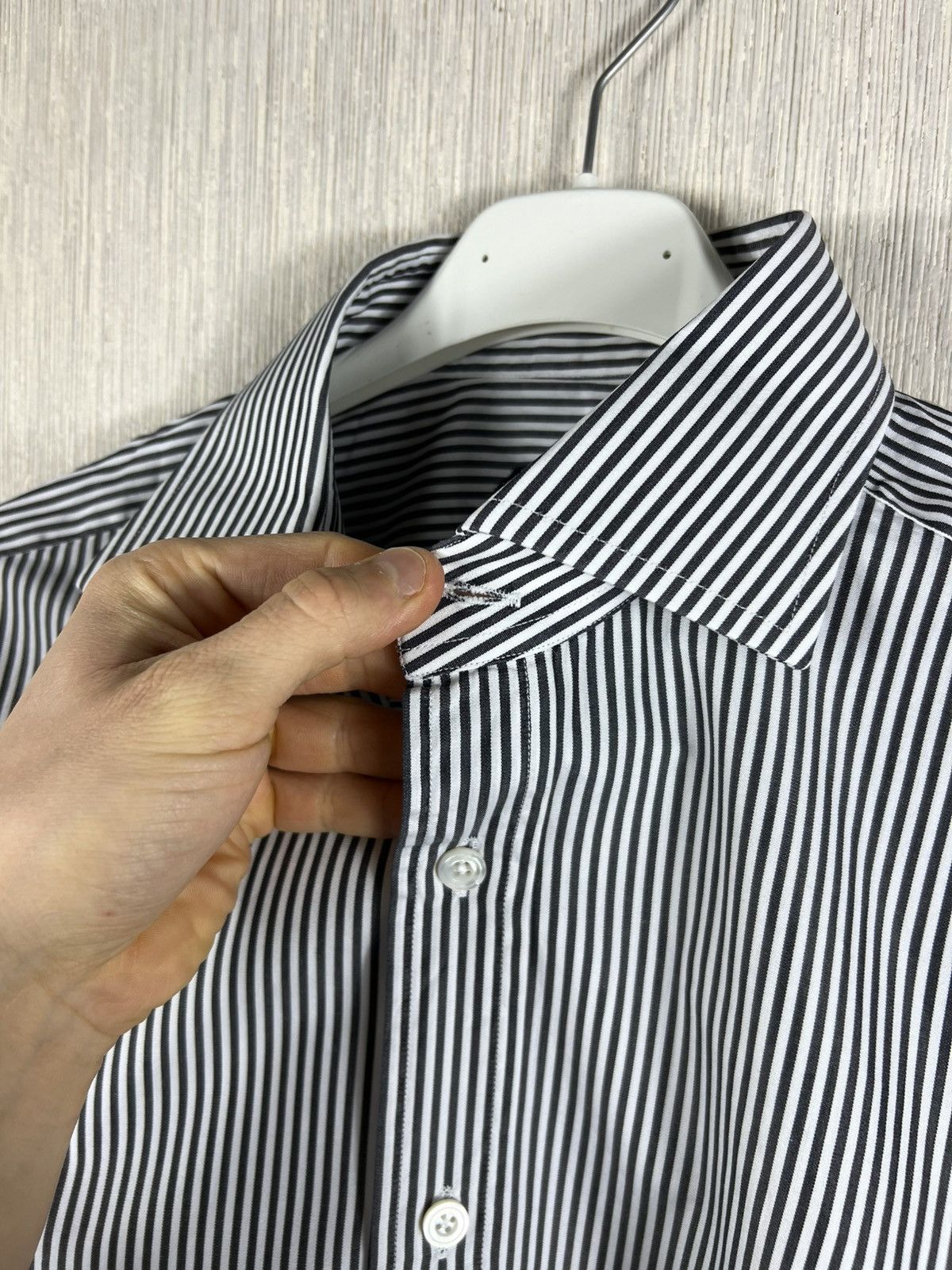 Tom Ford Tom Ford striped casual shirt with french cuff luxury cuffs Size US L / EU 52-54 / 3 - 14 Thumbnail