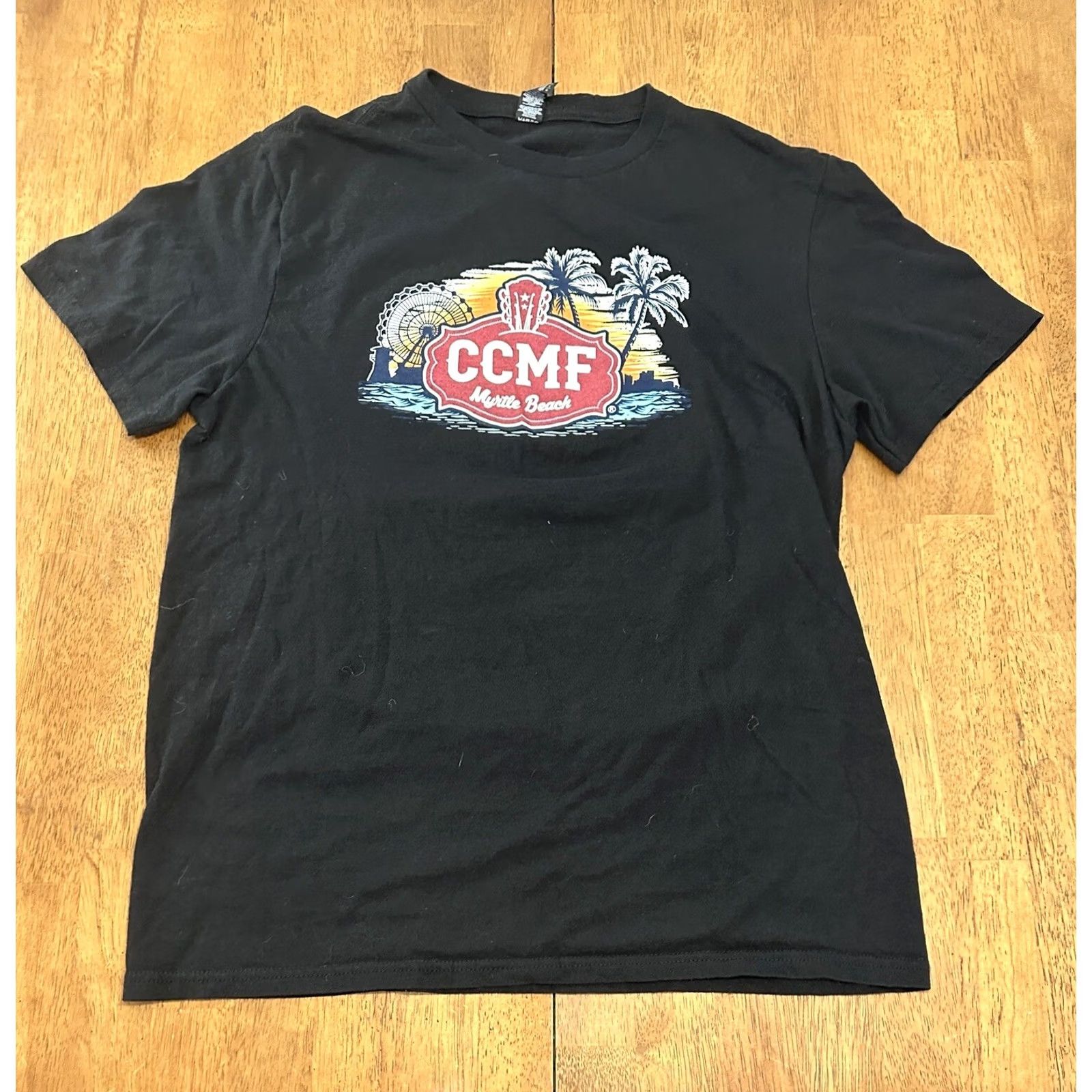 Next Level CCMF Myrtle Beach Country Music Festival 2022 T Shirt Luke Bryan Aldean Medium Mens Black Size US M / EU 48-50 / 2 - 3 Thumbnail