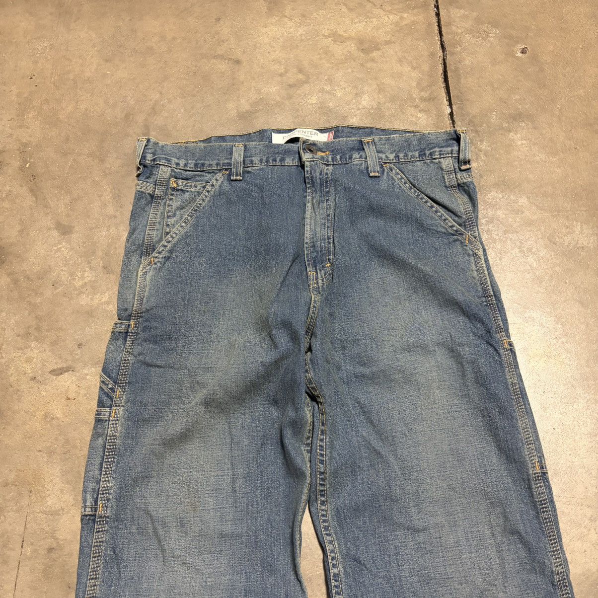Levi's Vintage Levis Carpenter Jeans Baggy Denim Skater Faded Y2K Size US 34 / EU 50 - 5 Thumbnail