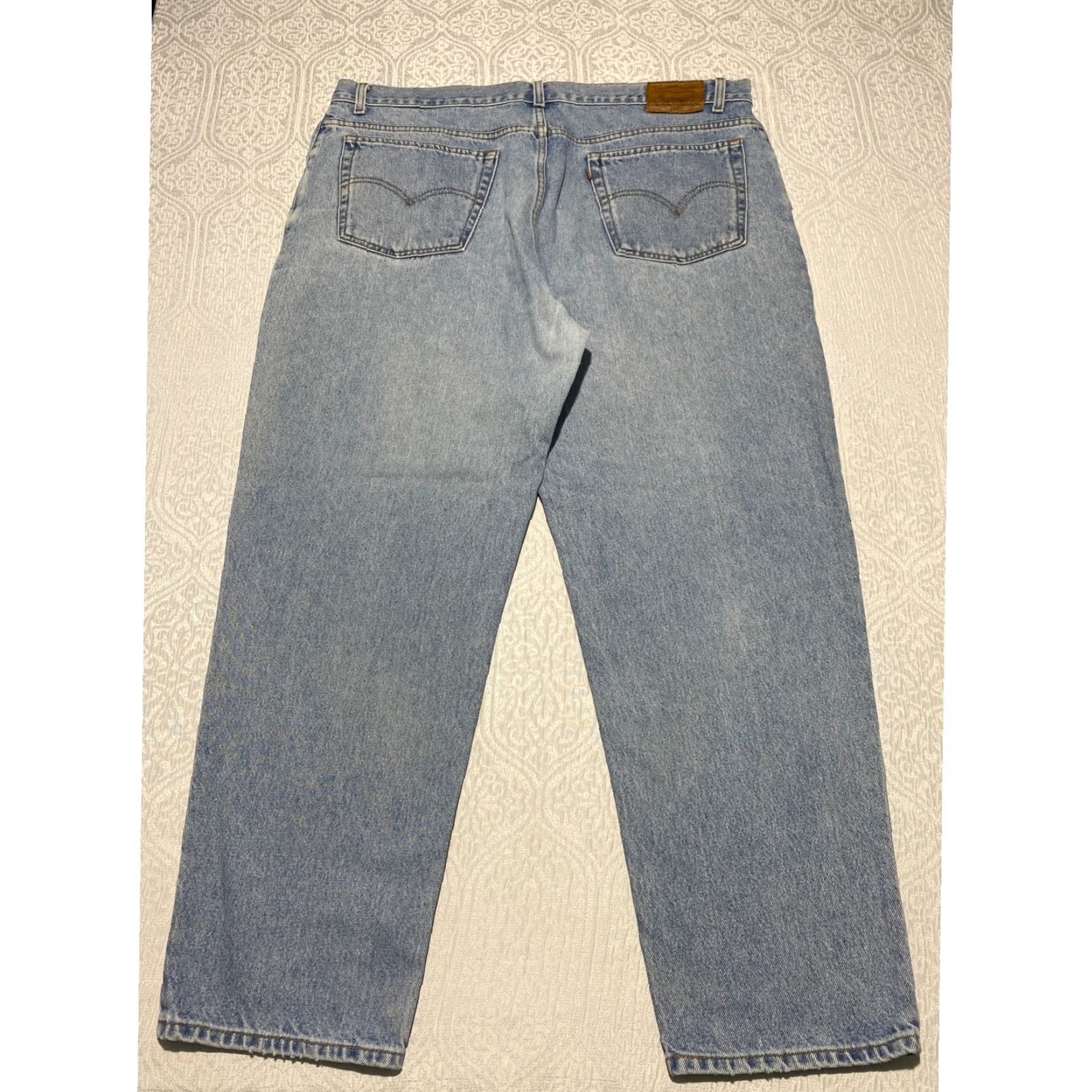 Levi's VINTAGE Levi's 545 Jeans Men 44 Inseam 30 Relaxed Straight 5-Pocket Denim Light Blue Cotton Button Zipper Logo Vintage 545 Size US 44 / EU 60 - 2 Thumbnail