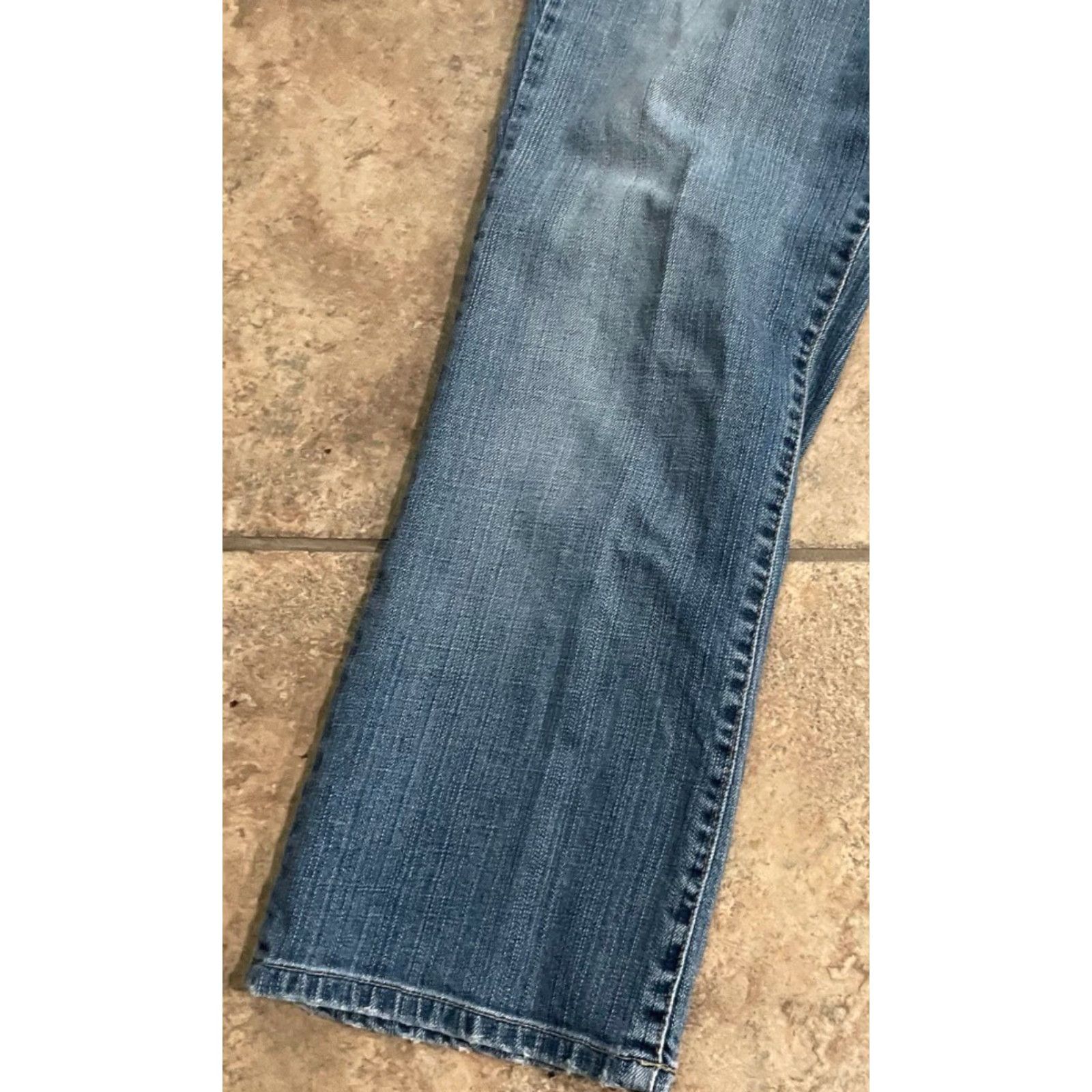 Lucky Brand Lucky Brand Jeans Women 27x25 Straight Blue Size 27" / US 4 / IT 40 - 3 Thumbnail
