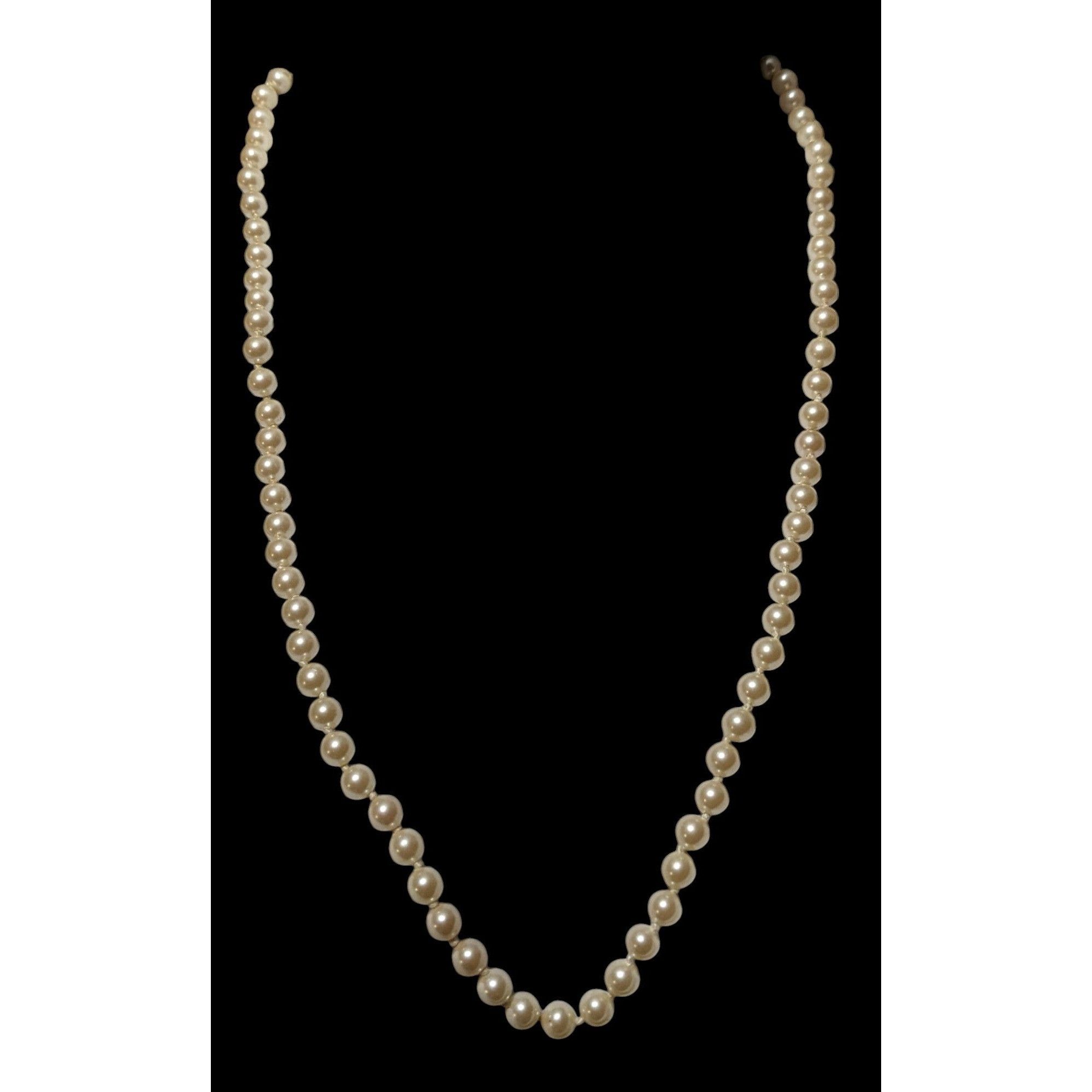 Monet Vintage Glam Monet Beaded Faux Pearl Necklace Size ONE SIZE - 3 Thumbnail
