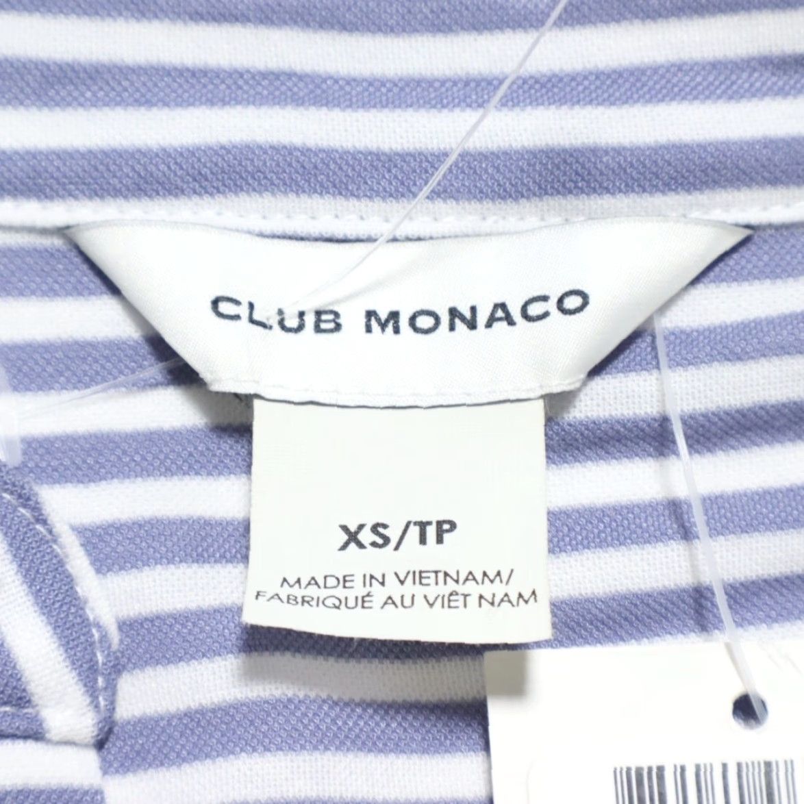 Club Monaco VINTAGE Club Monaco Knit Shirt Dress Robe Striped Blue Women's XS Size XS / US 0-2 / IT 36-38 - 5 Thumbnail