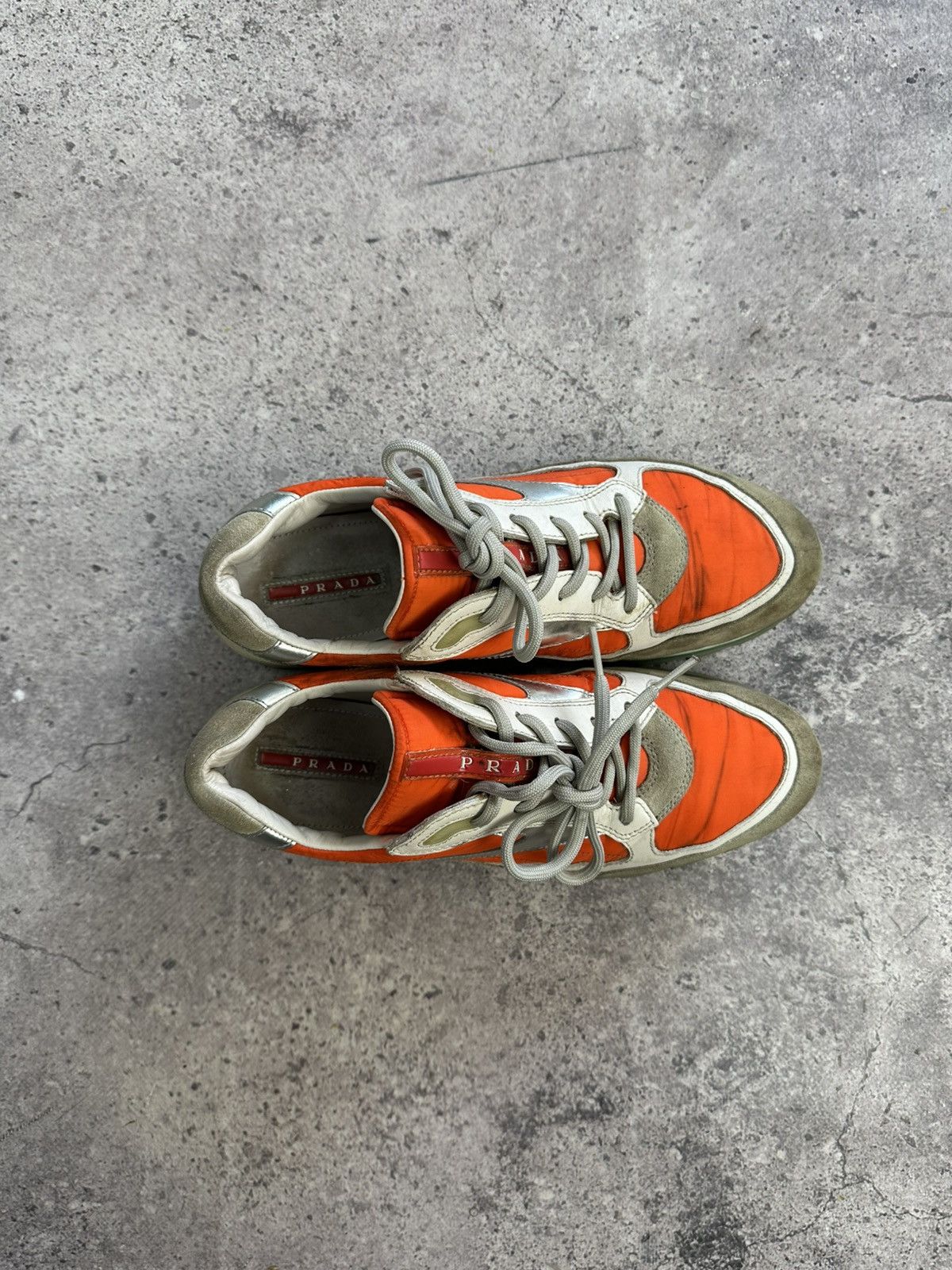 Prada Vintage Prada Suede Leather Nylon Shoes Sneakers Archival 90 Size US 6 / EU 39 - 5 Thumbnail