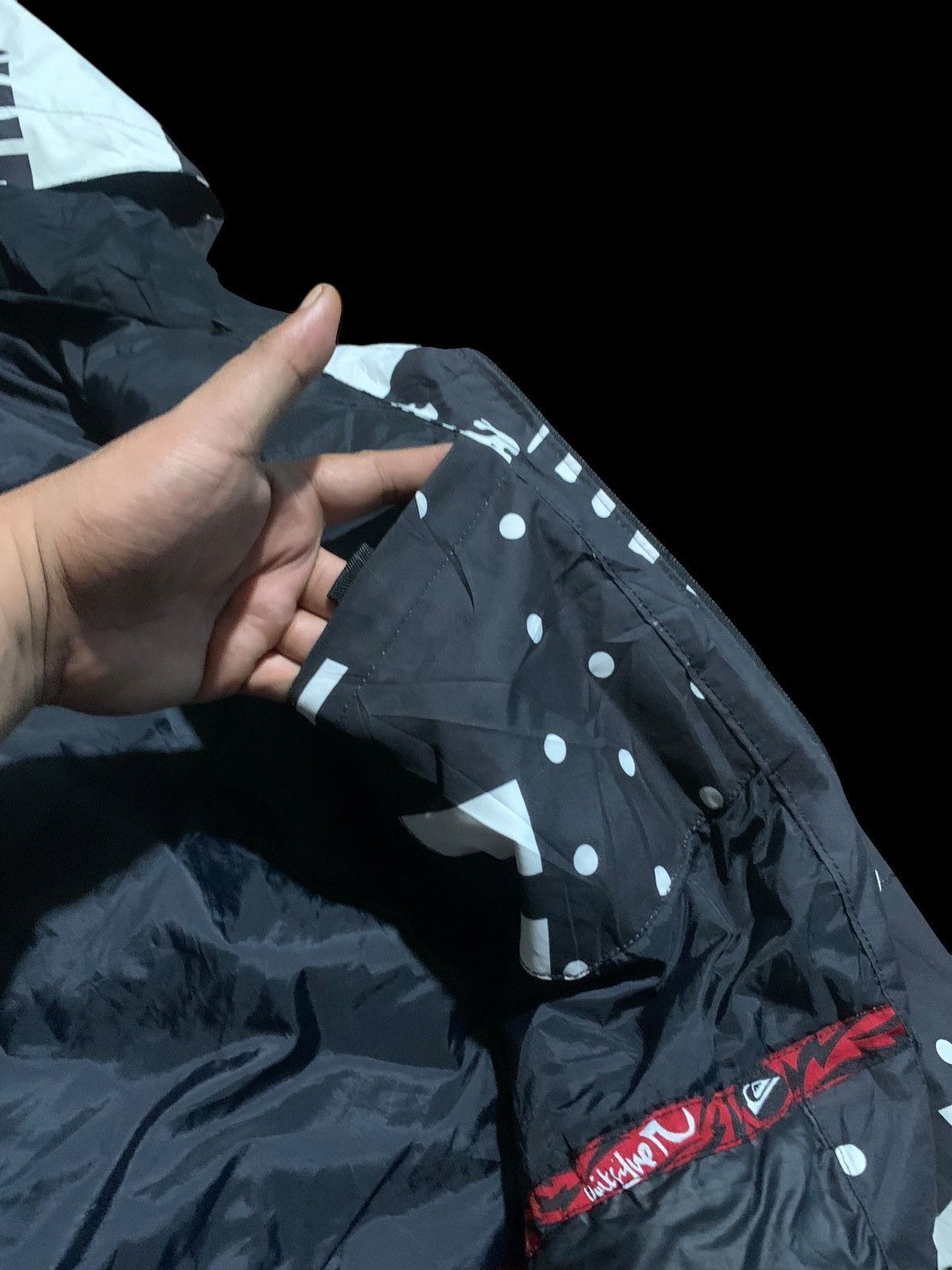 Quicksilver × Quiksilver Quicksilver black white snow jacket Size US M / EU 48-50 / 2 - 8 Thumbnail