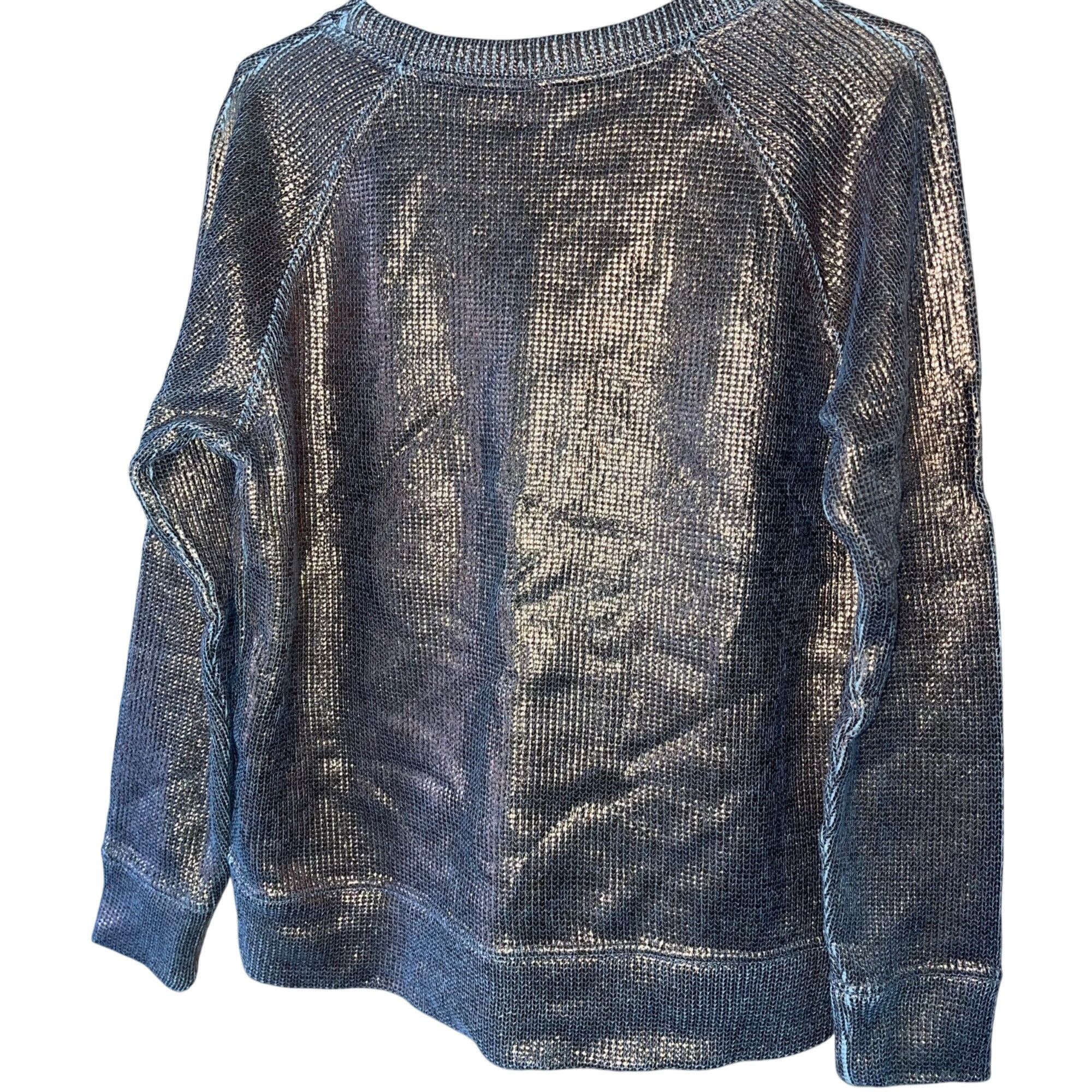 Other Skaist Taylor Womens Sweater Size Medium Silver Size M / US 6-8 / IT 42-44 - 2 Thumbnail