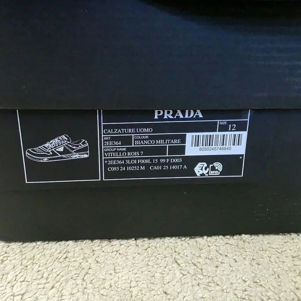 Prada Prada Downtown Leather Sneakers Size 12 Size US 12 / EU 45 - 5 Thumbnail