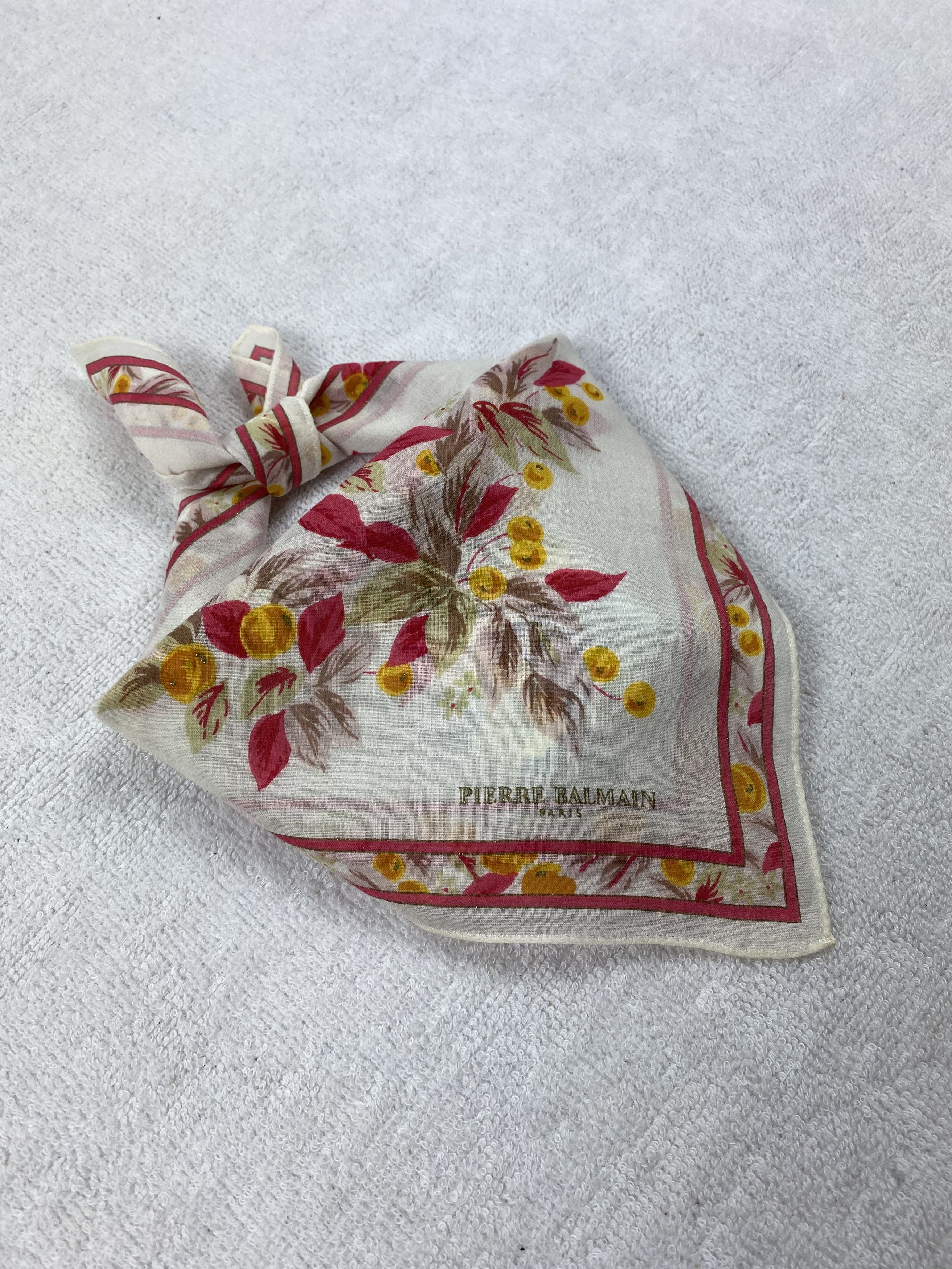 Pierre Balmain × Vintage Pierre Balmain Handkerchief / Bandana / Neckerchief Size ONE SIZE - 1 Thumbnail
