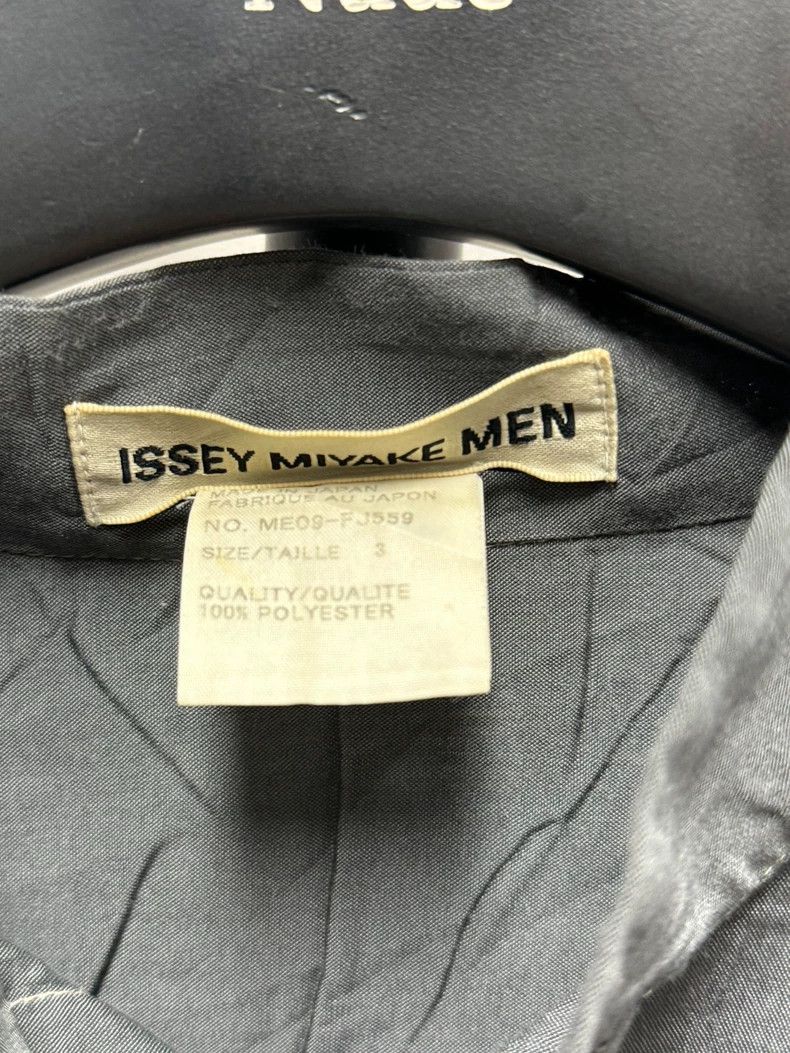 Issey Miyake Issey miyake Striped pleated stand-up collar shirt 2502-Nex Size US L / EU 52-54 / 3 - 4 Thumbnail