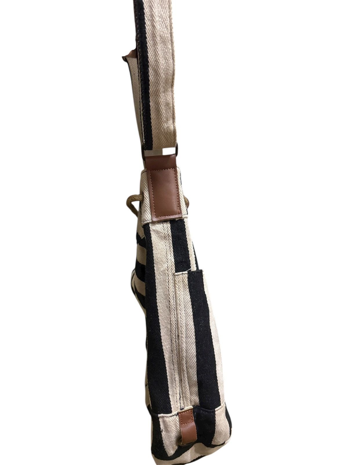 Japanese Brand Handmade Crossbody Leather Canvas Size ONE SIZE - 5 Thumbnail