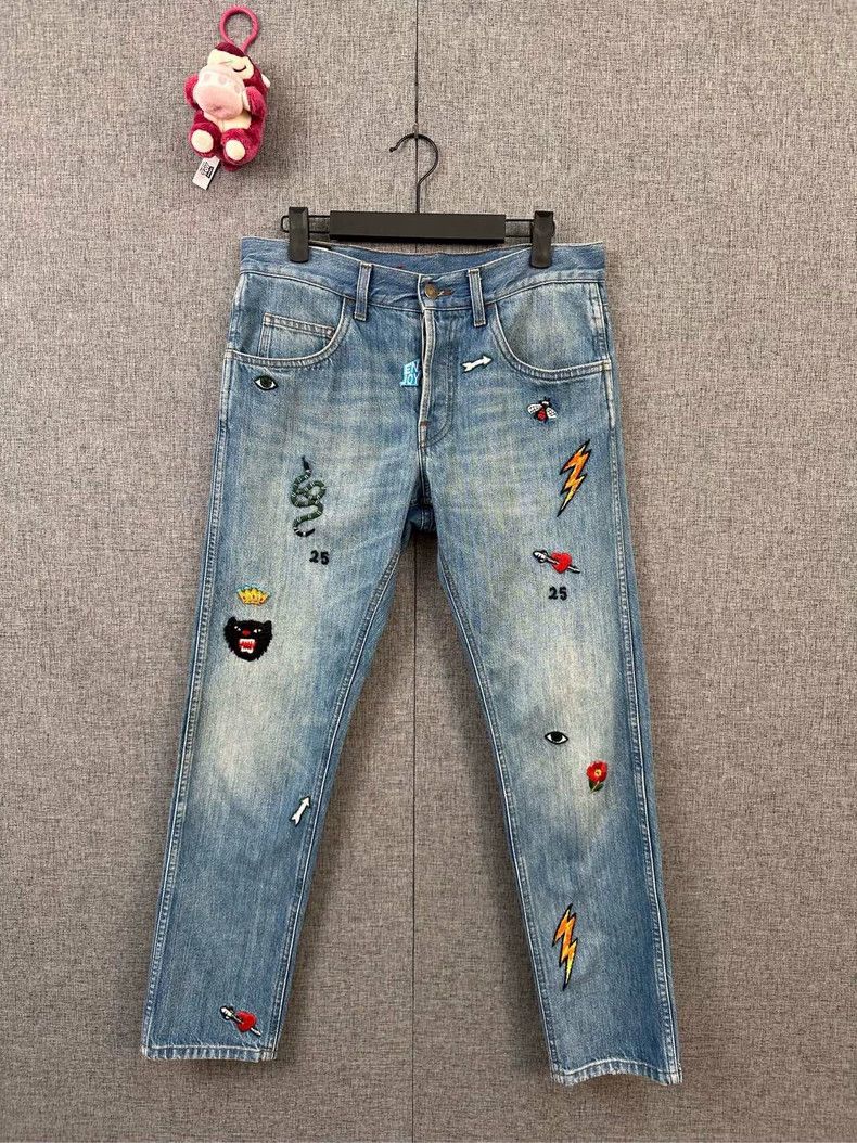 Gucci Decal jeans 2502-Nextarrow