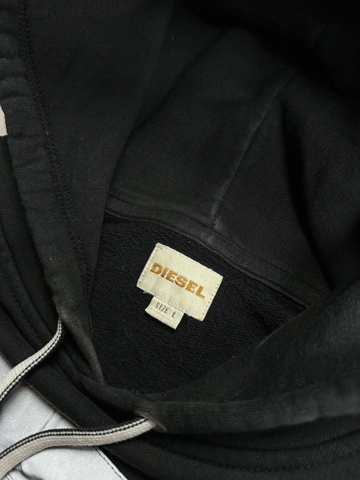 Diesel Vintage Diesel Reflective Logo Boxy Grunge Opium Hoodie L Size US L / EU 52-54 / 3 - 6 Thumbnail