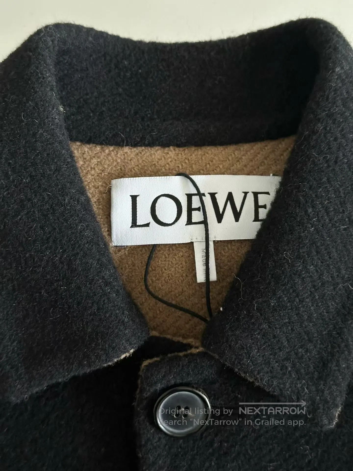 Loewe Loewe Wool coat jacket| Size L / US 10 / IT 46 - 3 Thumbnail