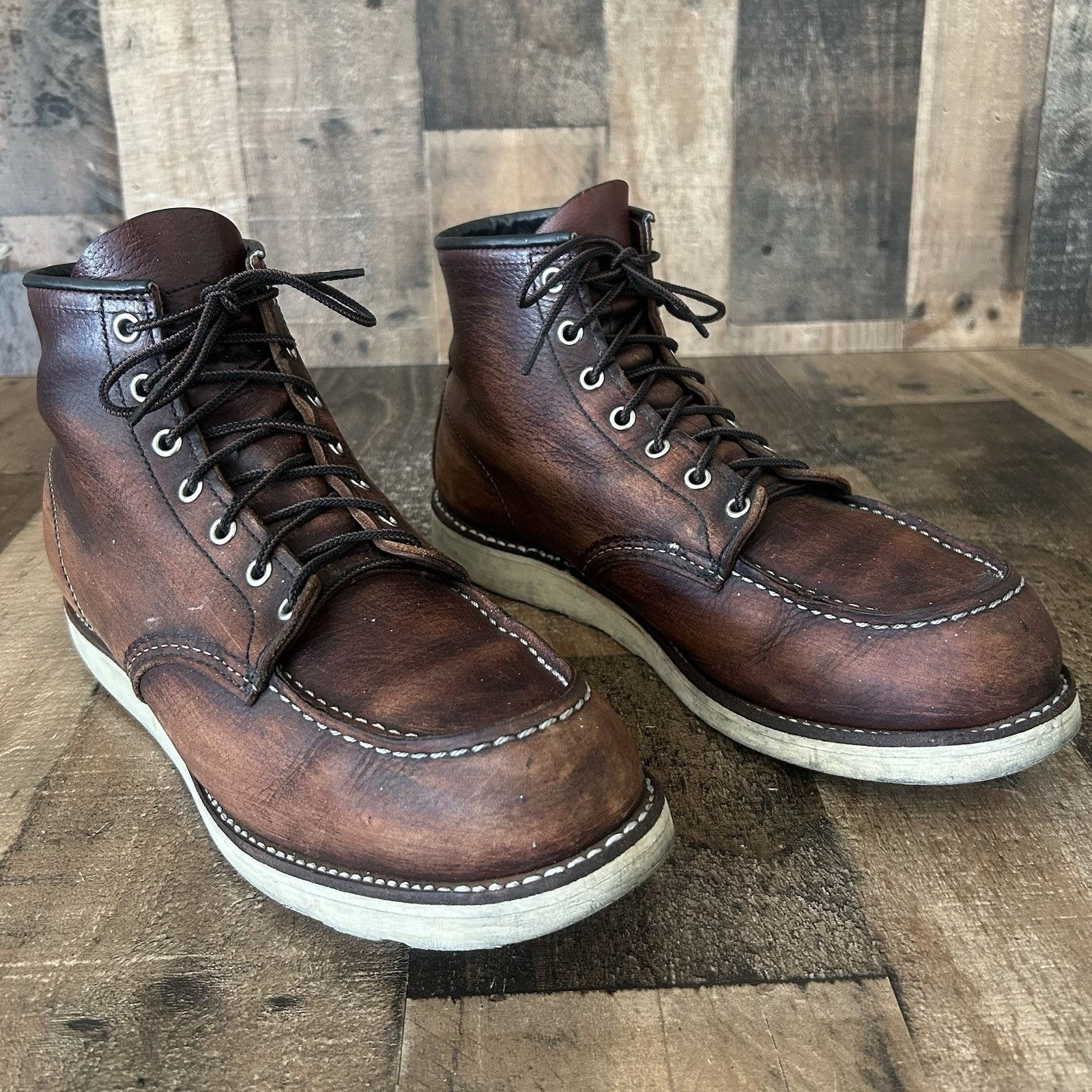 Red Wing Red Wing Heritage 8138 Briar Slick Moc Toe Boots Mens 11.5 D Size US 11.5 / EU 44-45 - 2 Thumbnail
