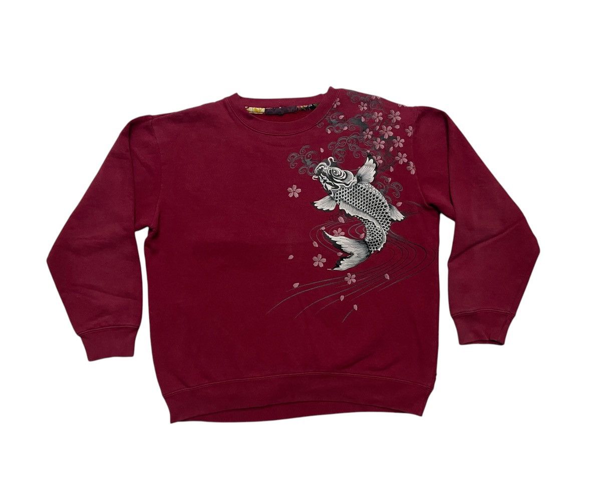 Karakuri Tamashii 2000s SUKAJAN FISH KOI RARE DESIGN DISTRESSED Size US L / EU 52-54 / 3 - 2 Thumbnail