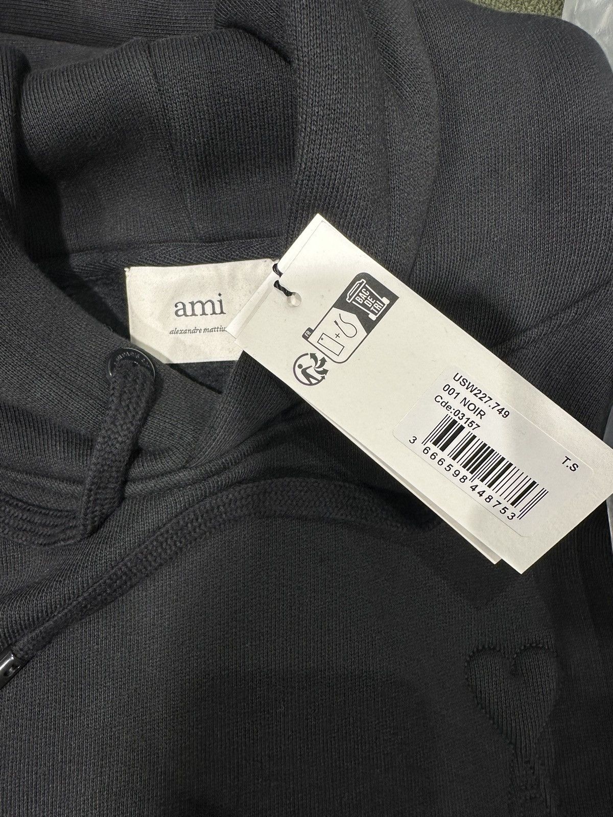 AMI AMI - ADC Embossed Hoodie Black Size US S / EU 44-46 / 1 - 2 Thumbnail