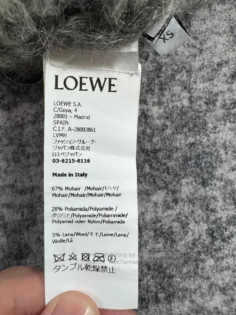 Loewe Loewe Gray Mohair Sweater Size XS / US 0-2 / IT 36-38 - 5 Thumbnail