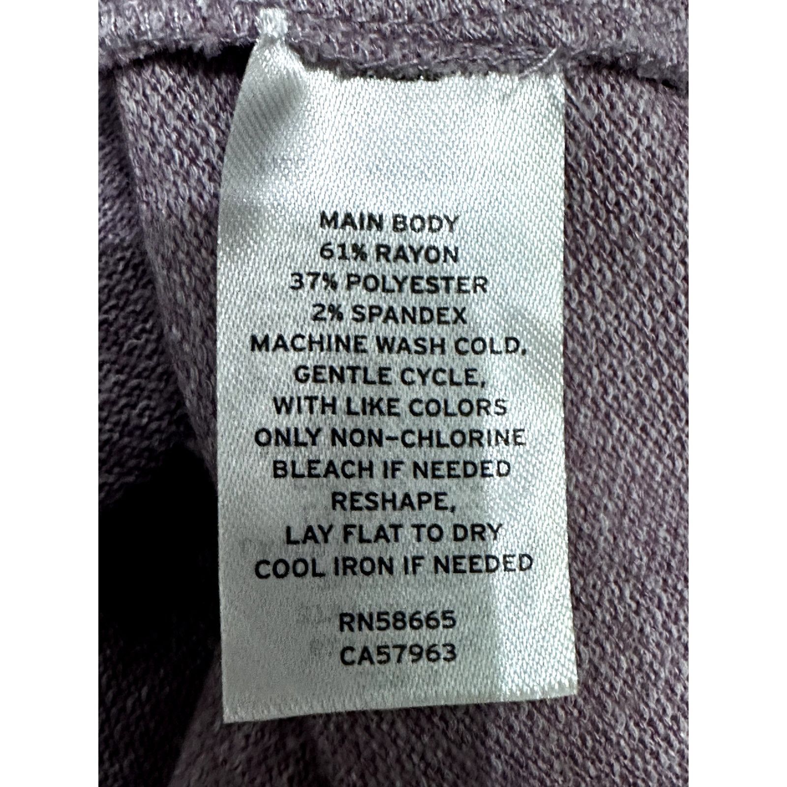 Other Abound Sweater Mock Neck Long Sleeve Fuzzy Light Purple XS Size XS / US 0-2 / IT 36-38 - 8 Thumbnail