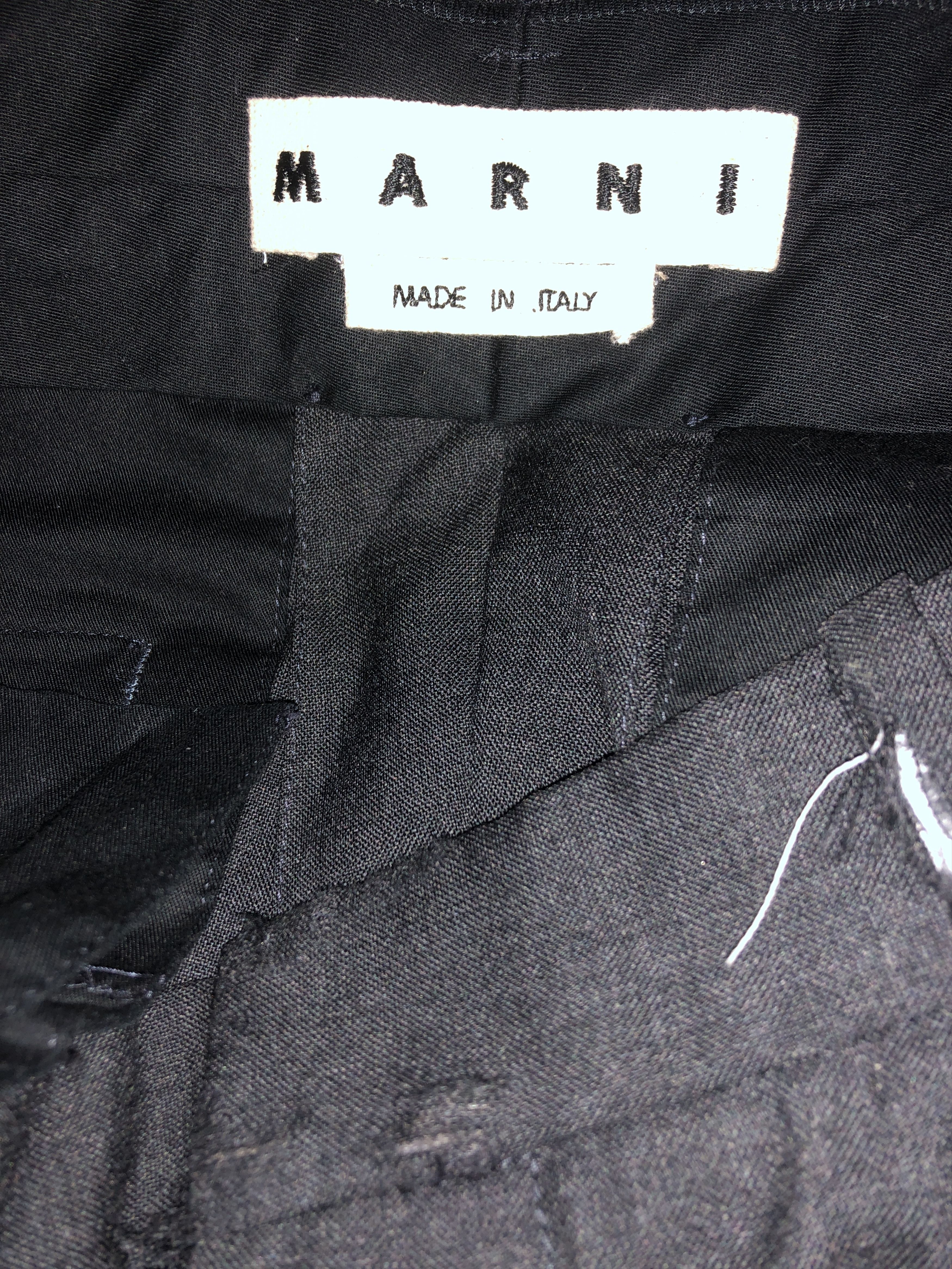 Marni Ripped Pleated Trousers Size US 32 / EU 48 - 11 Thumbnail