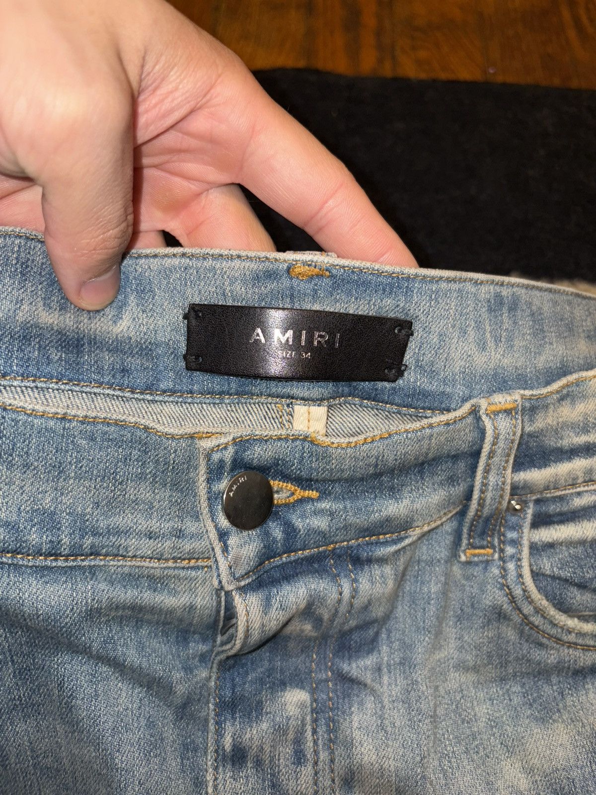 Amiri Amiri Crystal Paiter Jeans Clay Indigo Size US 34 / EU 50 - 6 Thumbnail