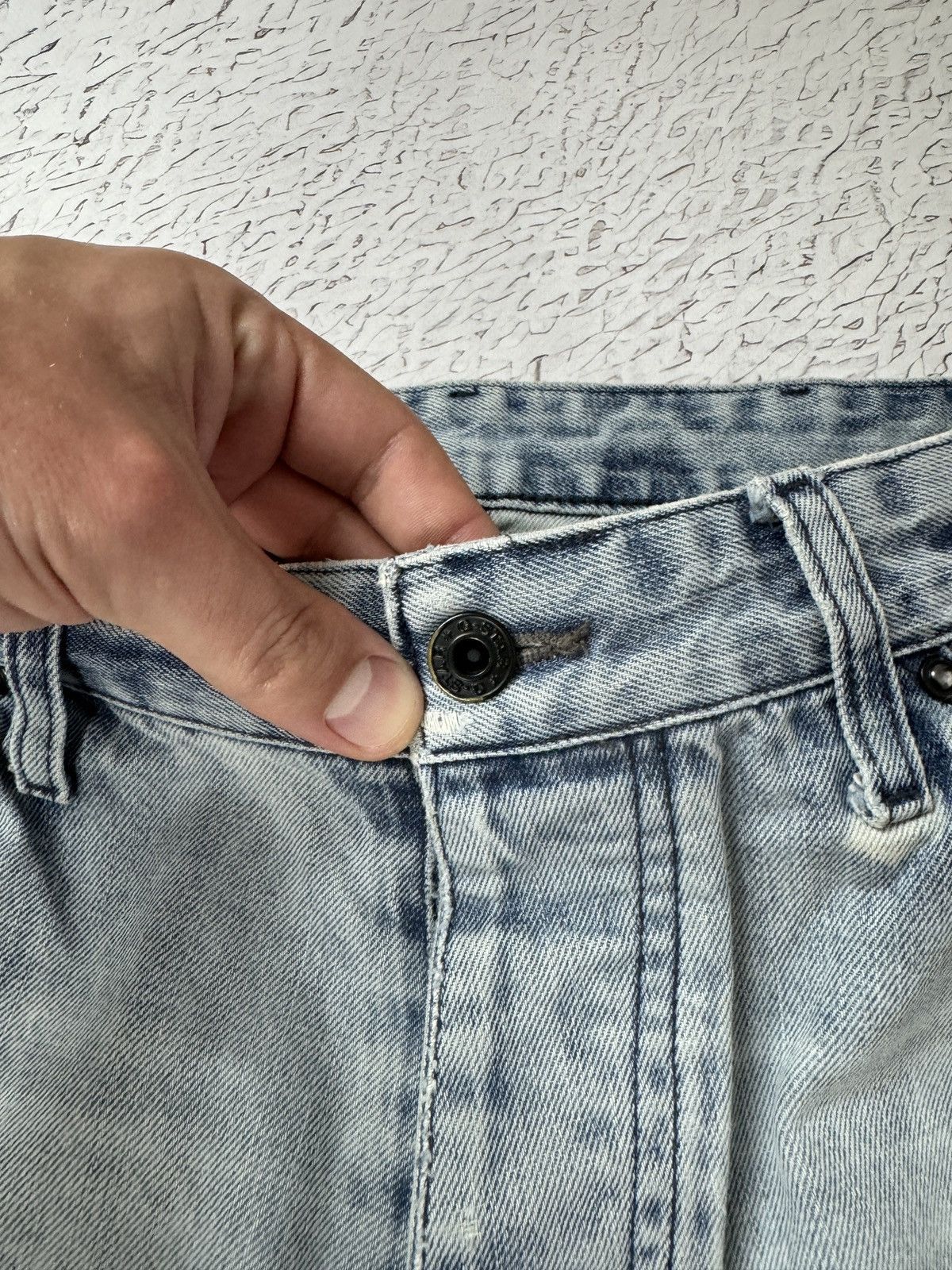 G-Star G-Star Raw Elwood vintage light blue double knee denim jeans Size US 32 / EU 48 - 10 Thumbnail