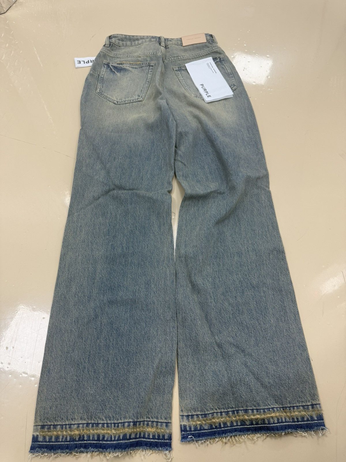 Other Purple Brand Wide Destroy Jeans Size 26" / US 2 / IT 38 - 5 Thumbnail