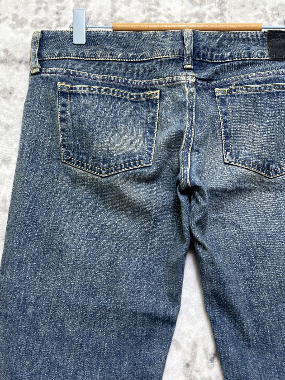 Hysteric Glamour SLY Y2K Low Rise Studded Bootcut Mud Wash Denim Jeans Size US 32 / EU 48 - 9 Thumbnail