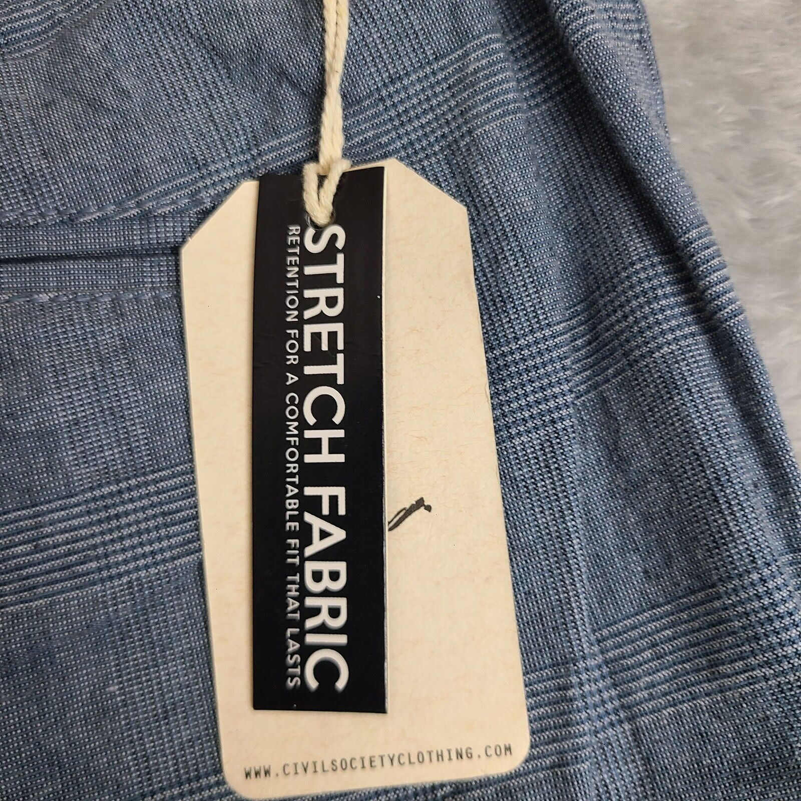 Vintage NWT CIVIL SOCIETY Mens Size 36 Flat Front Bermuda Tommy Shor Size US 36 / EU 52 - 8 Thumbnail