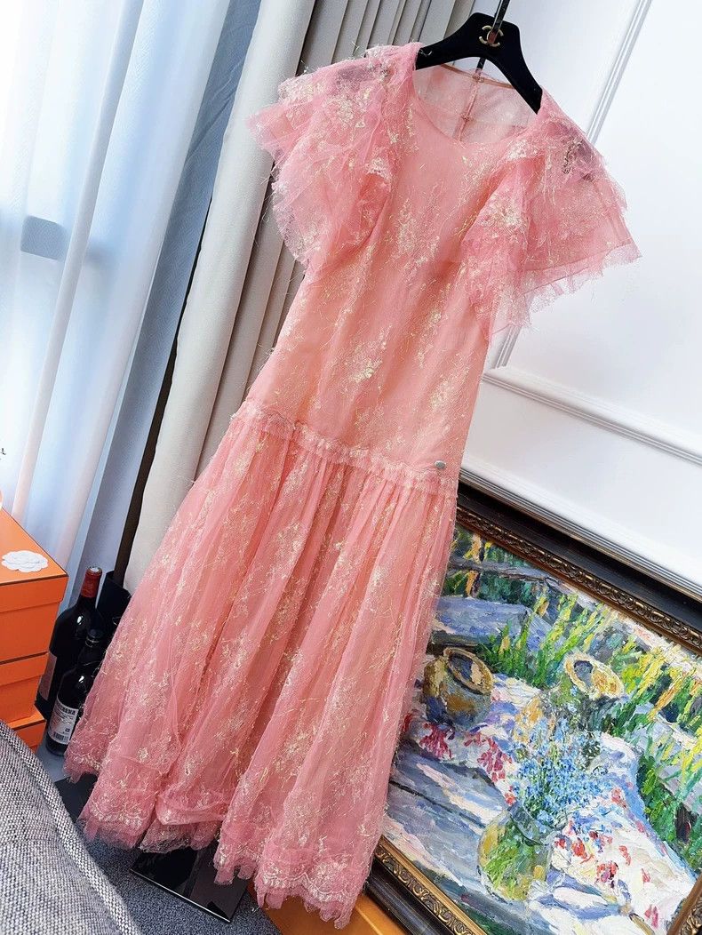 Other Chanel 18s spring and summer show high-fixed orange embroi Size XS / US 0-2 / IT 36-38 - 1 Thumbnail
