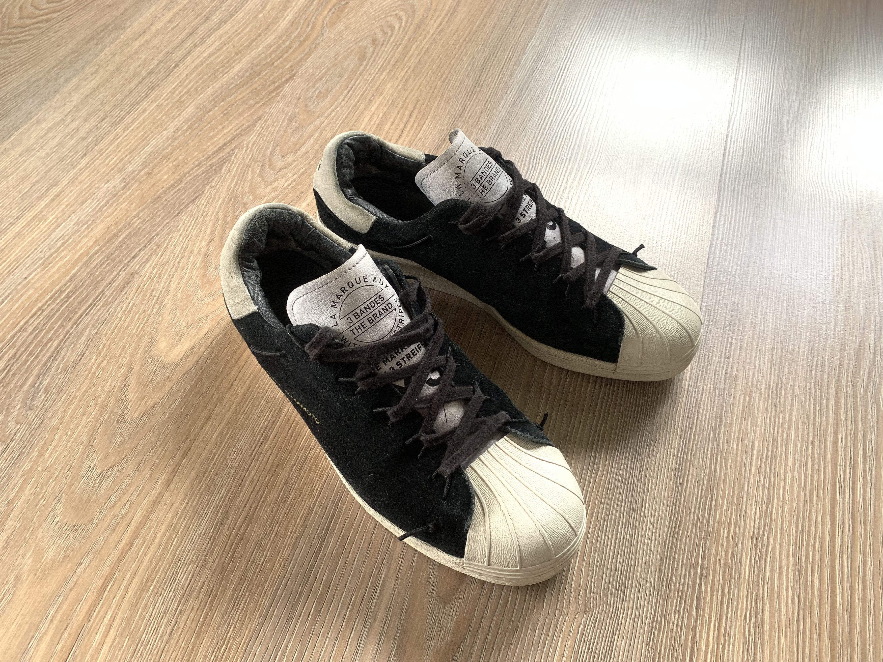 Adidas × Y-3 Adidas Superstar Y-3 Super Knot Core Black White Sneakers Size US 8 / EU 41 - 14 Thumbnail