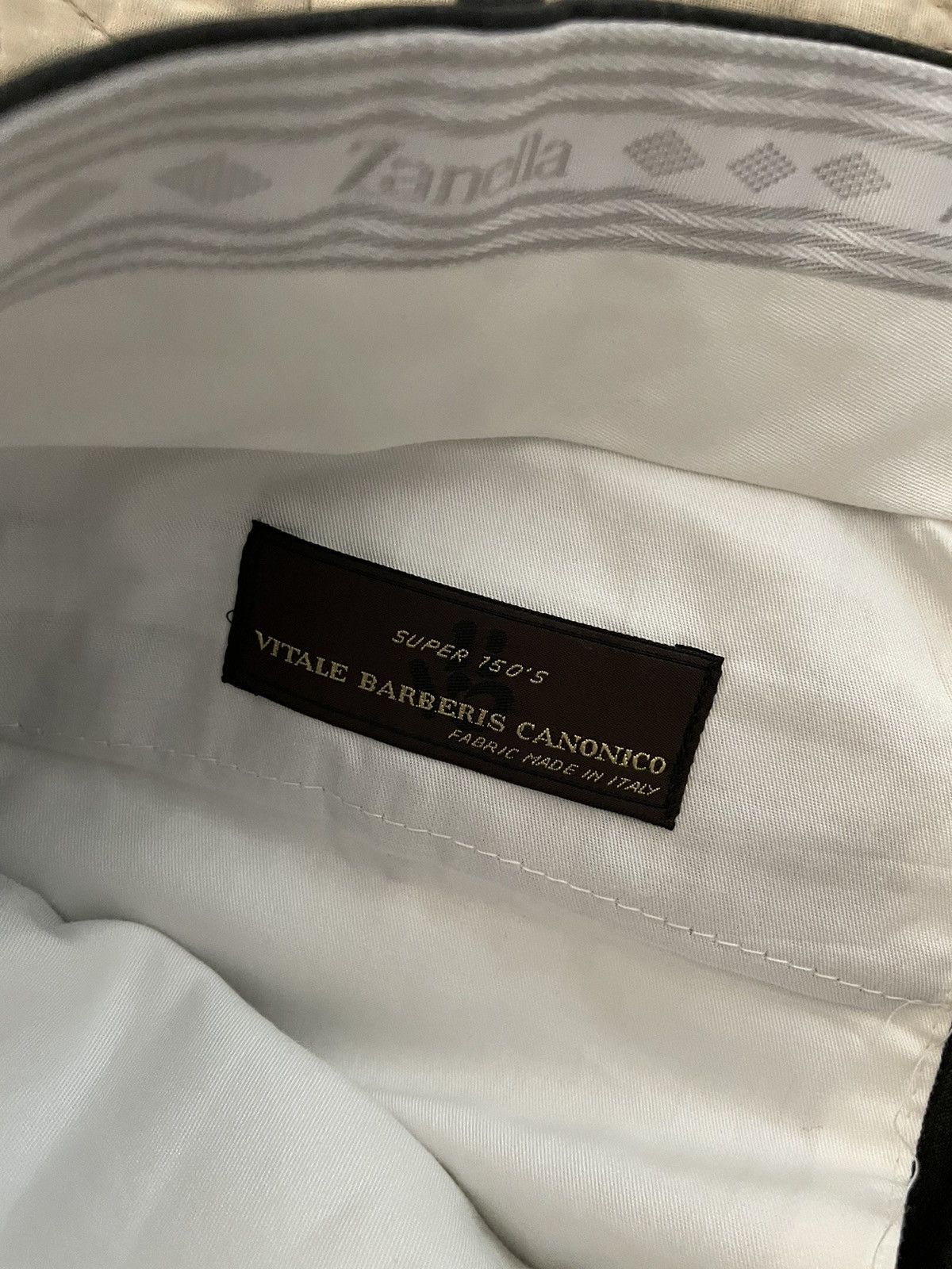 Zanella Vitale Barberis Super 150's Wool Tyson Trouser Size 34R - 6 Thumbnail